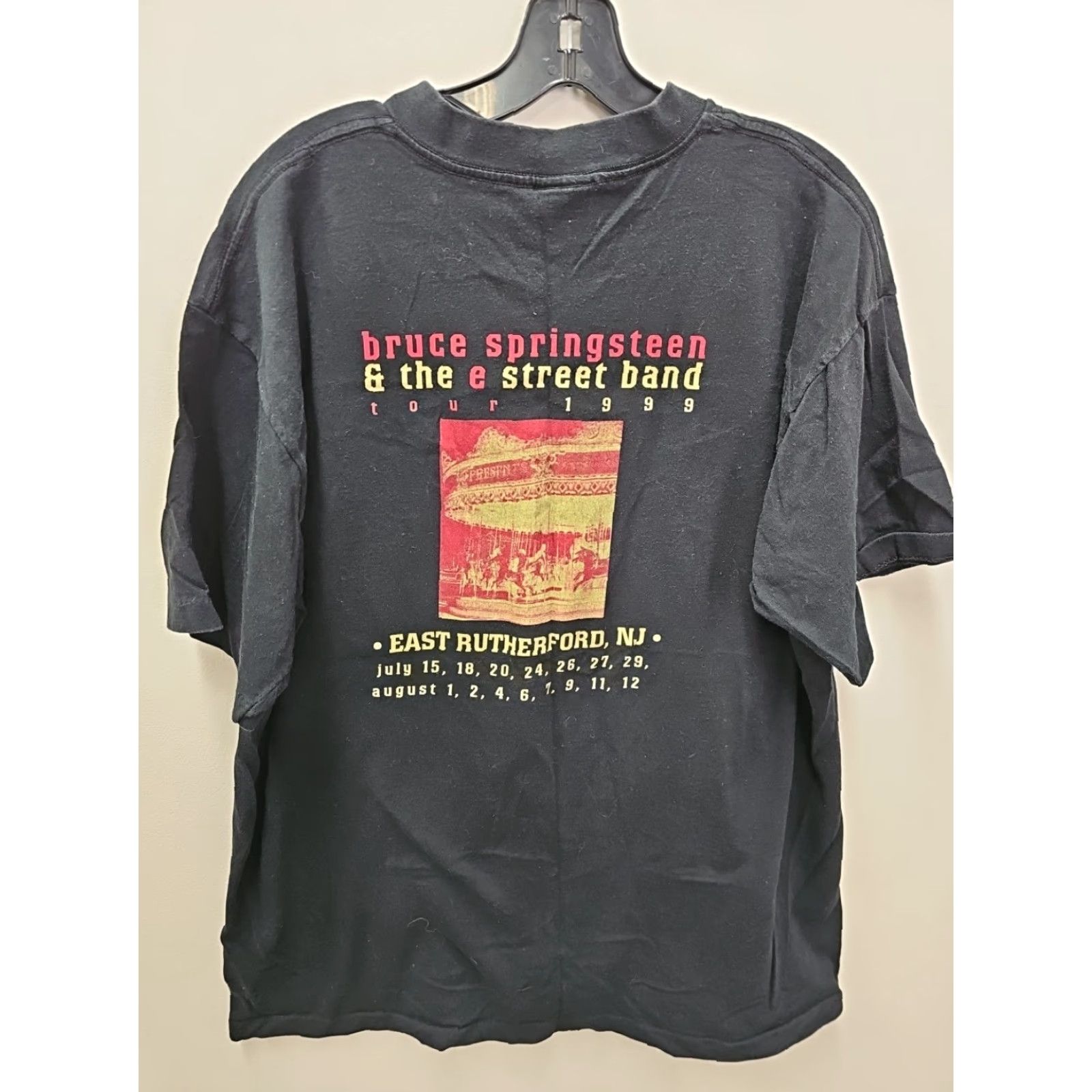 Vintage VINTAGE Bruce Springsteen E Street Band T Shirt Adult XL 1999 Tour Black 90s Mens Logo T-Shirt Size US XL / EU 56 / 4 - 5 Thumbnail
