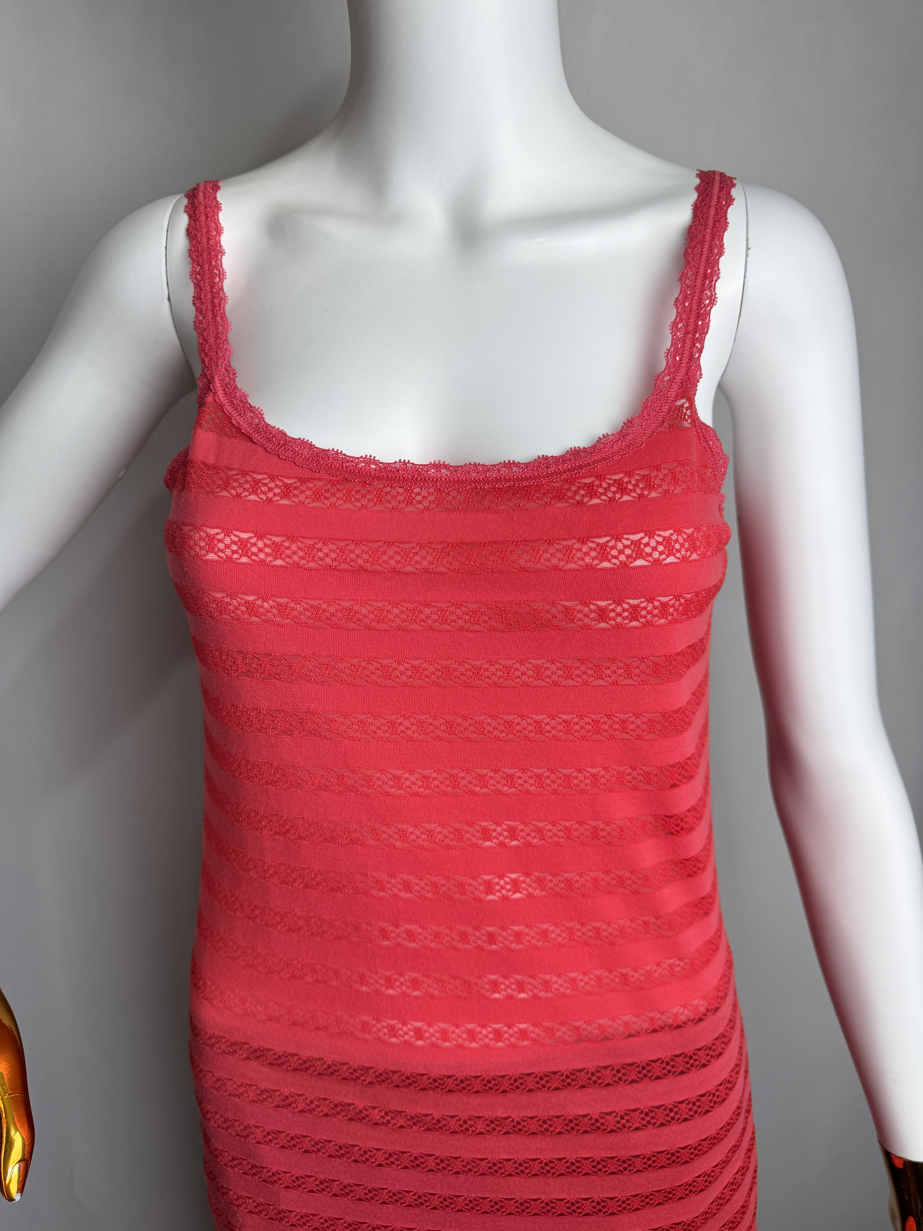 Designer × Pierre Cardin × Vintage PIERRE CARDIN vintage women’s sheer lace tank top Size S / US 4 / IT 40 - 10 Thumbnail