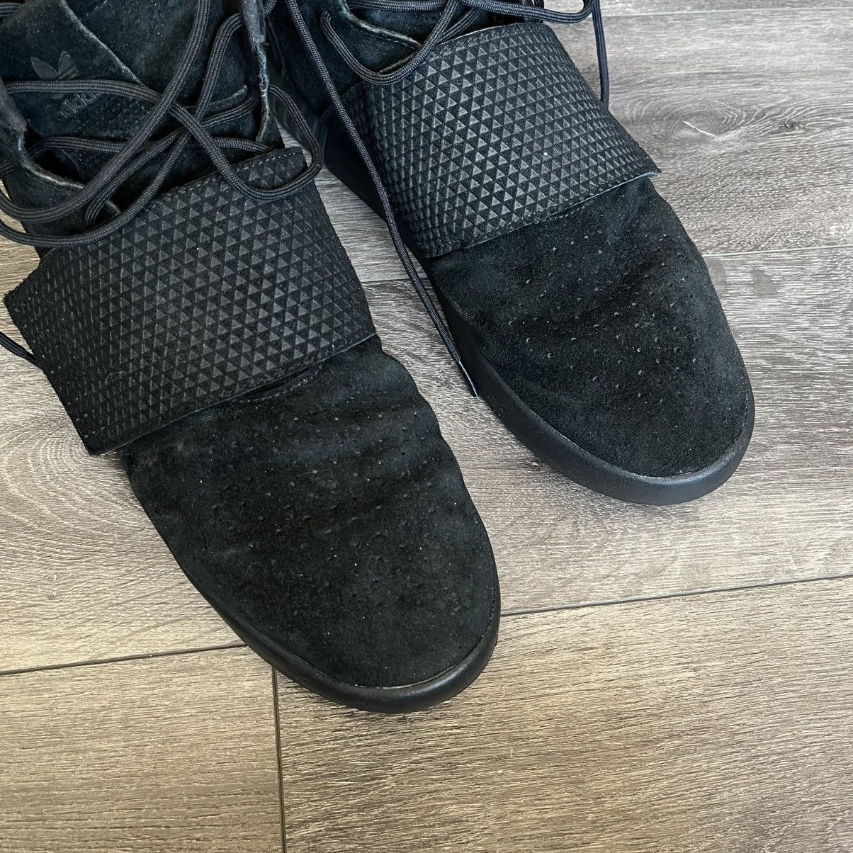 Adidas adidas Tubular Invader Strap Triple Black Sneakers BB1169 Size US 13 / EU 46 - 5 Thumbnail
