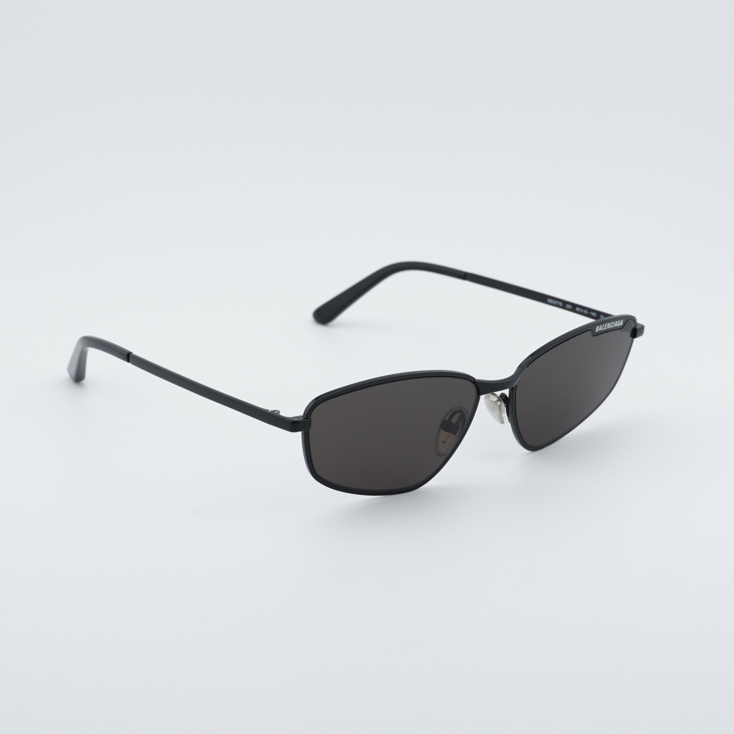 Balenciaga Balenciaga BB0277S 001 Unisex Sunglasses Black Rectangle Size ONE SIZE - 1 Thumbnail