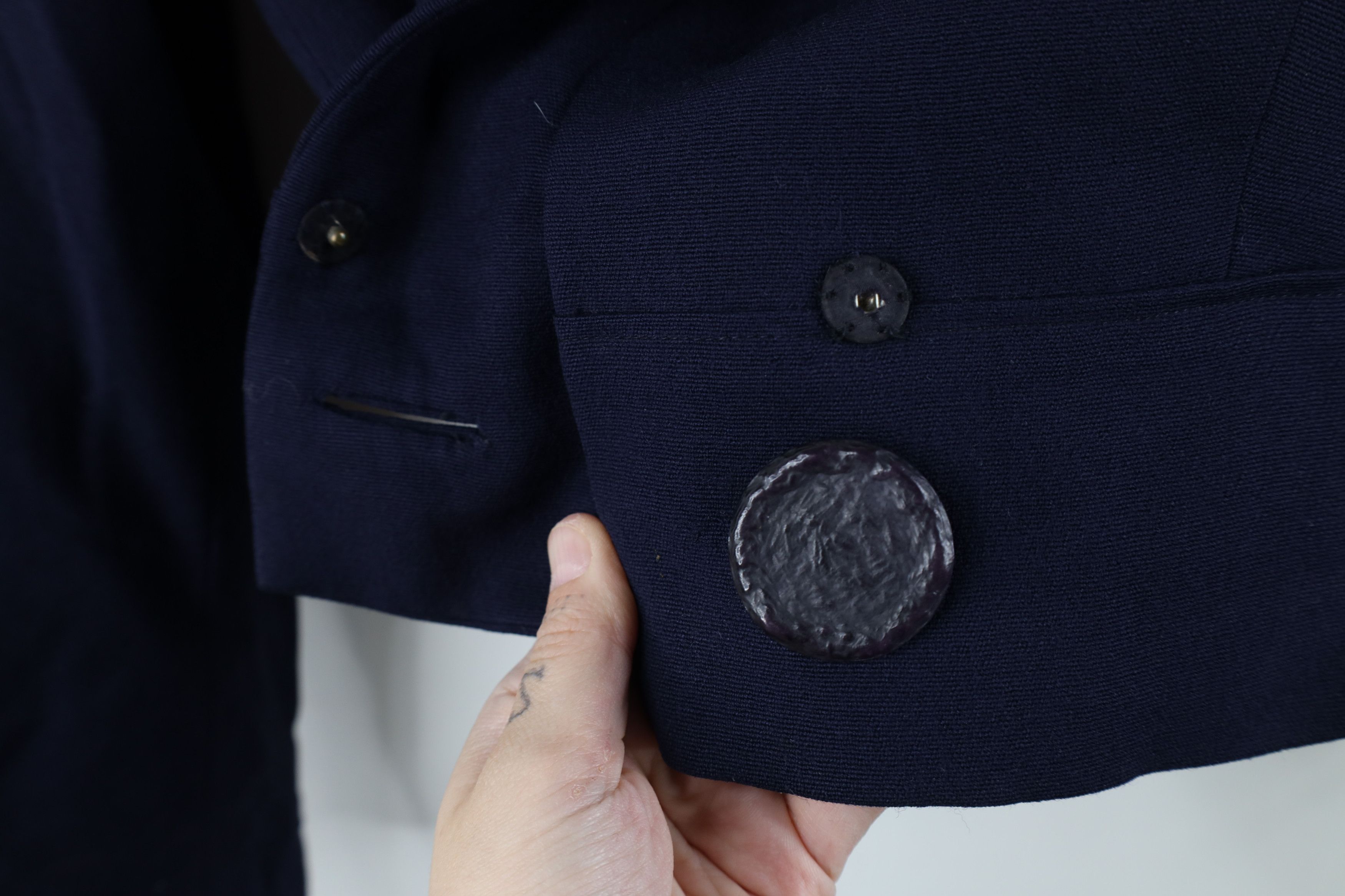 Vintage Vintage 50s Gabardine Collar Penny Lane Blazer Jacket USA Size S / US 4 / IT 40 - 10 Thumbnail