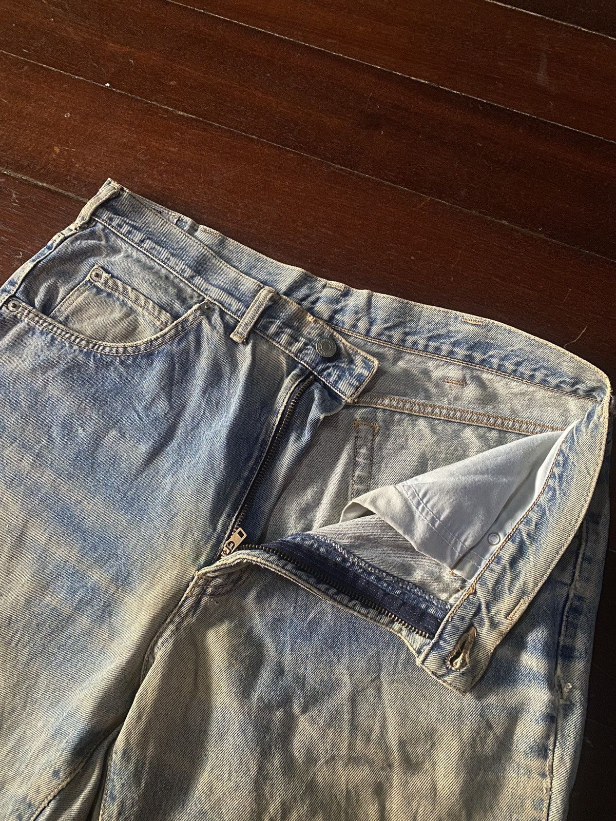 Edwin × Vintage FIRE 🔥 VINTAGE EDWIN INTERNATIONAL distressed faded mud wash Size US 36 / EU 52 - 7 Thumbnail