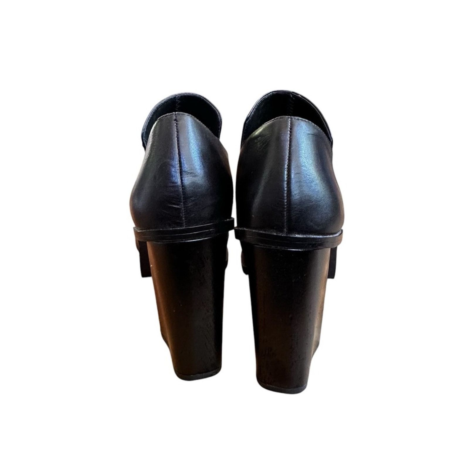Zara Zara Block Court Platform Heels – Black – EU 40 / US 9–9.5 Size US 9 / IT 39 - 6 Thumbnail