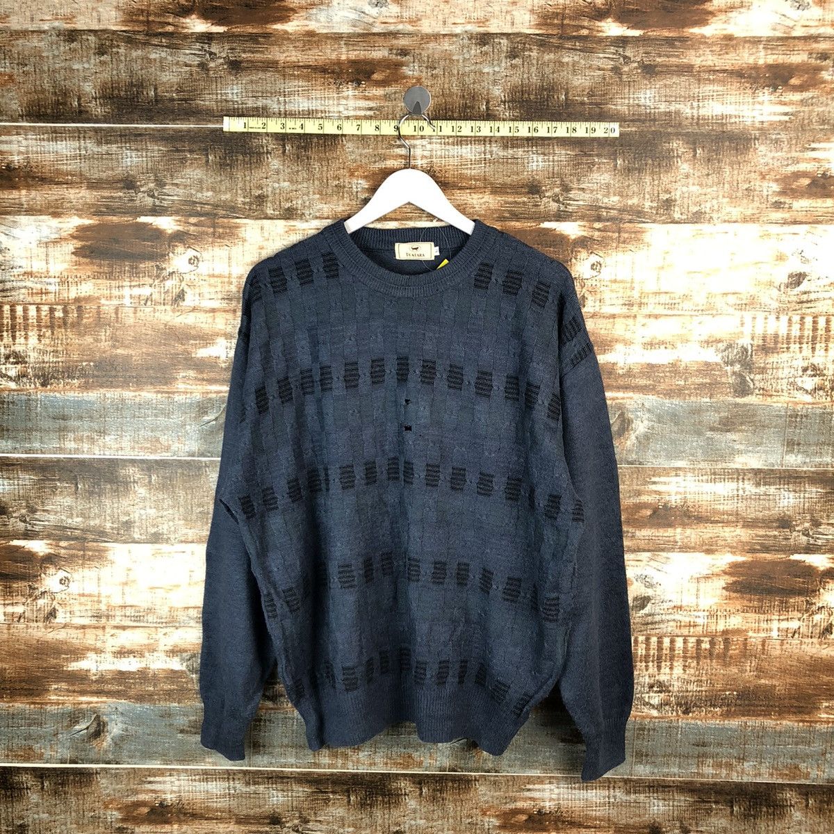 Tua Tara Dark Blue Stripe Knitwear sweatshirt #A1517