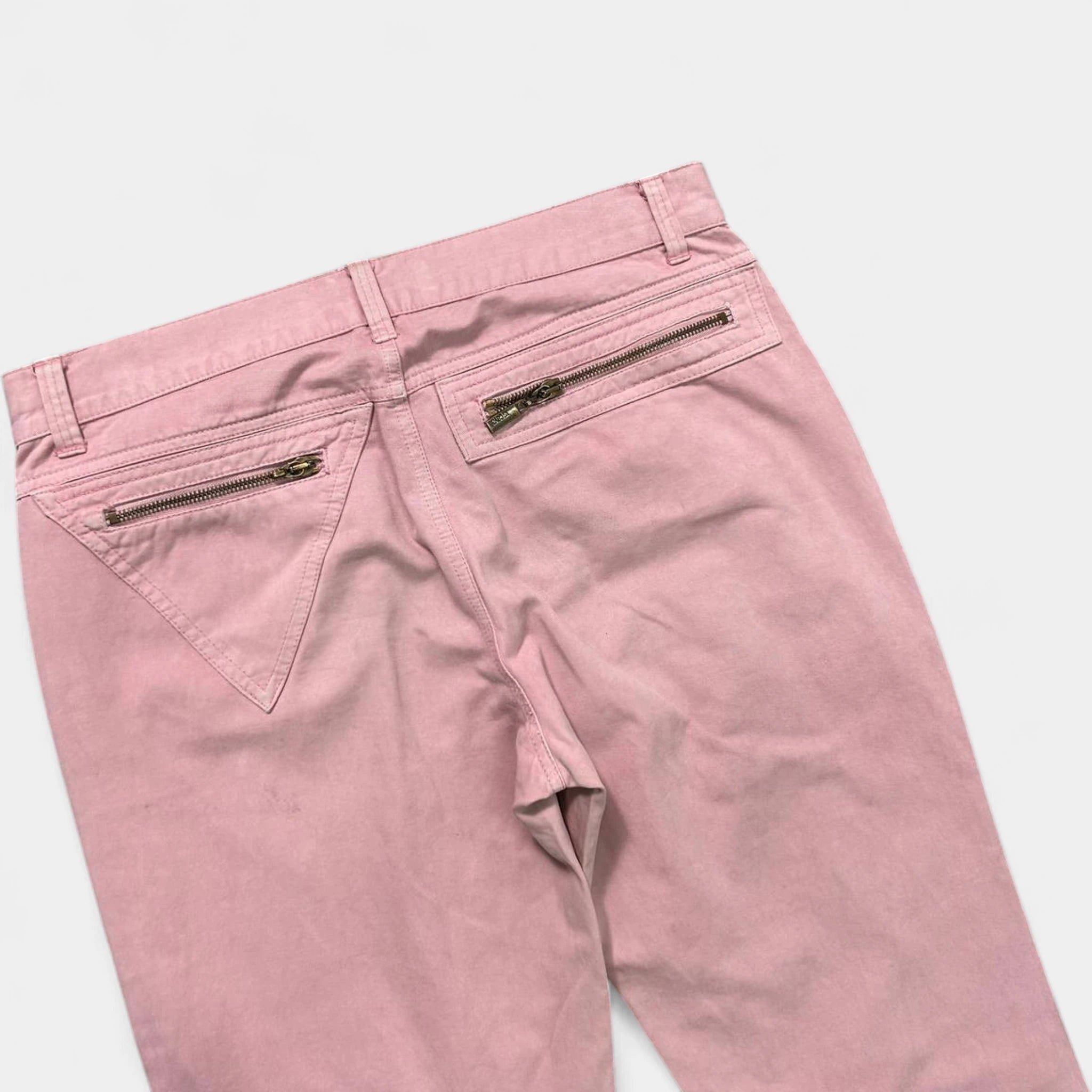 Just Cavalli Just Cavalli 2000s Pink Cargo Pants Size 30" / US 8 / IT 44 - 6 Thumbnail
