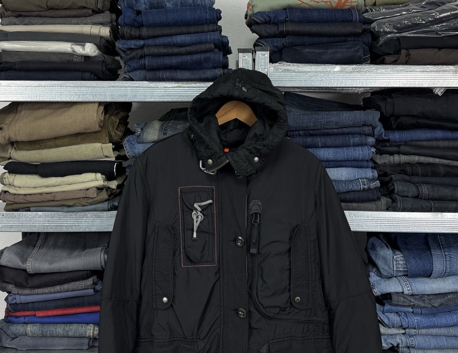 Parajumpers Parajumpers Kodiak Masterpiece Down Black Parka Jacket Size M / US 6-8 / IT 42-44 - 2 Thumbnail