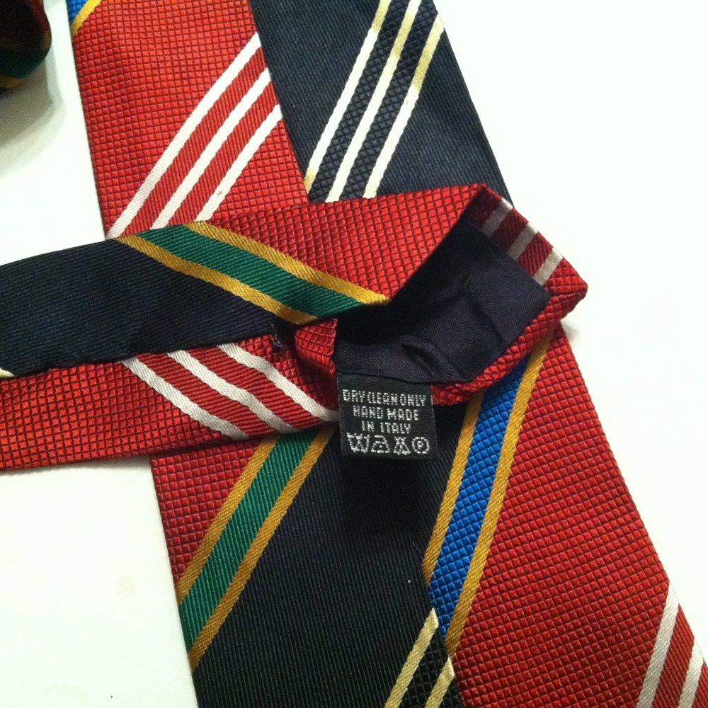 Other STEFANEL MEN'S 100%SILK TIE MADE IN ITALY WIDTH: 3 3/4" Size ONE SIZE - 3 Thumbnail