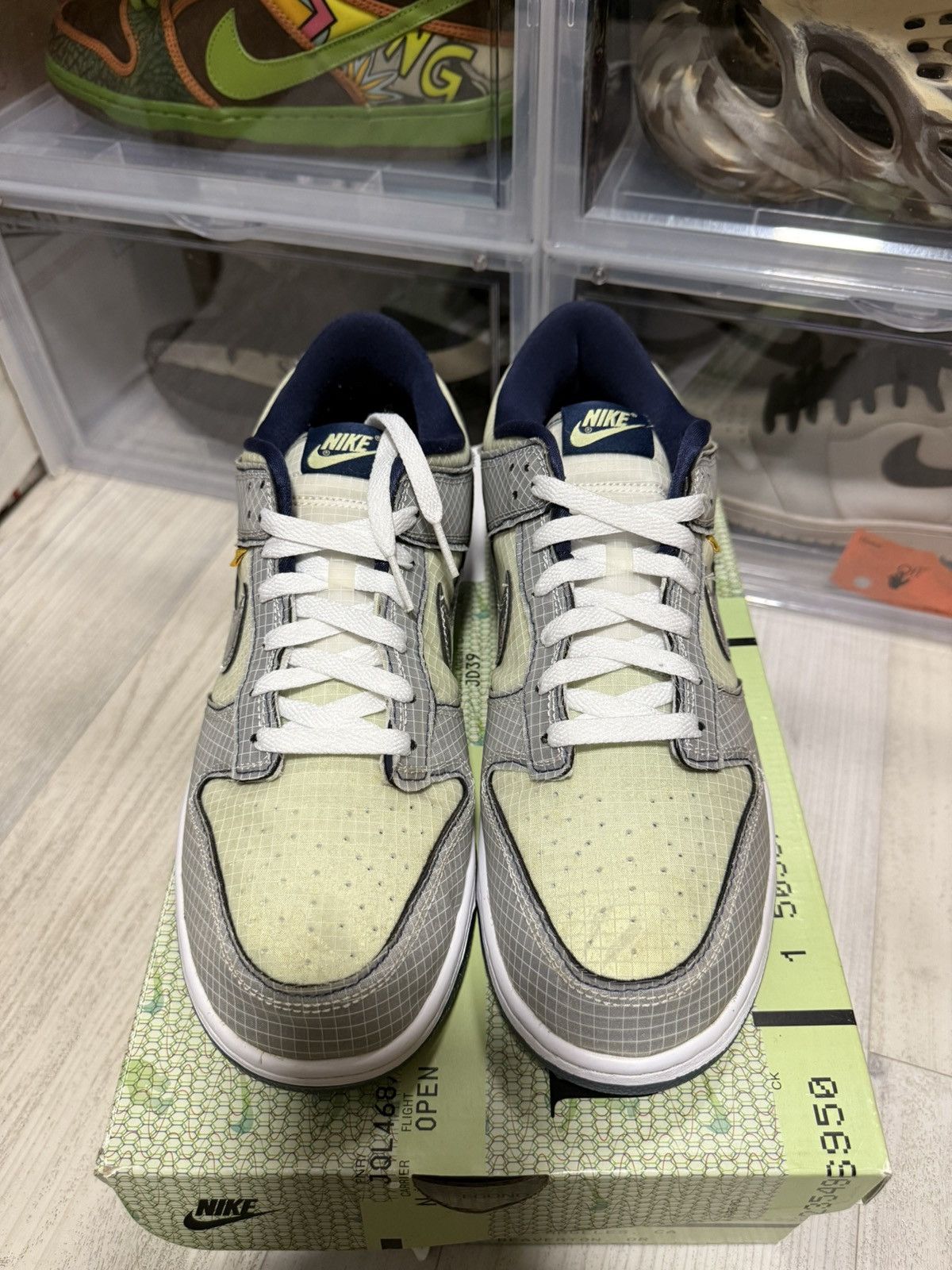 Nike Union LA Nike Dunk Low Pistachio Size US 10.5 / EU 43-44 - 4 Thumbnail