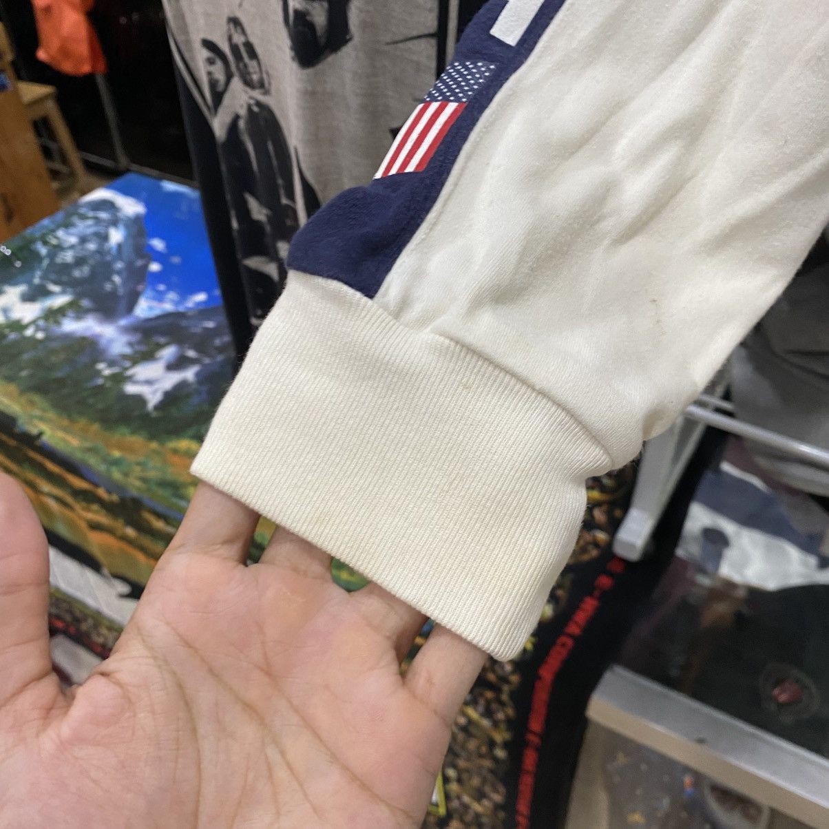 Polo Ralph Lauren × Ralph Lauren × Vintage VINTAGE POLO SPORT SIDE TAPE HALF ZIP SWEATER Size US S / EU 44-46 / 1 - 9 Thumbnail