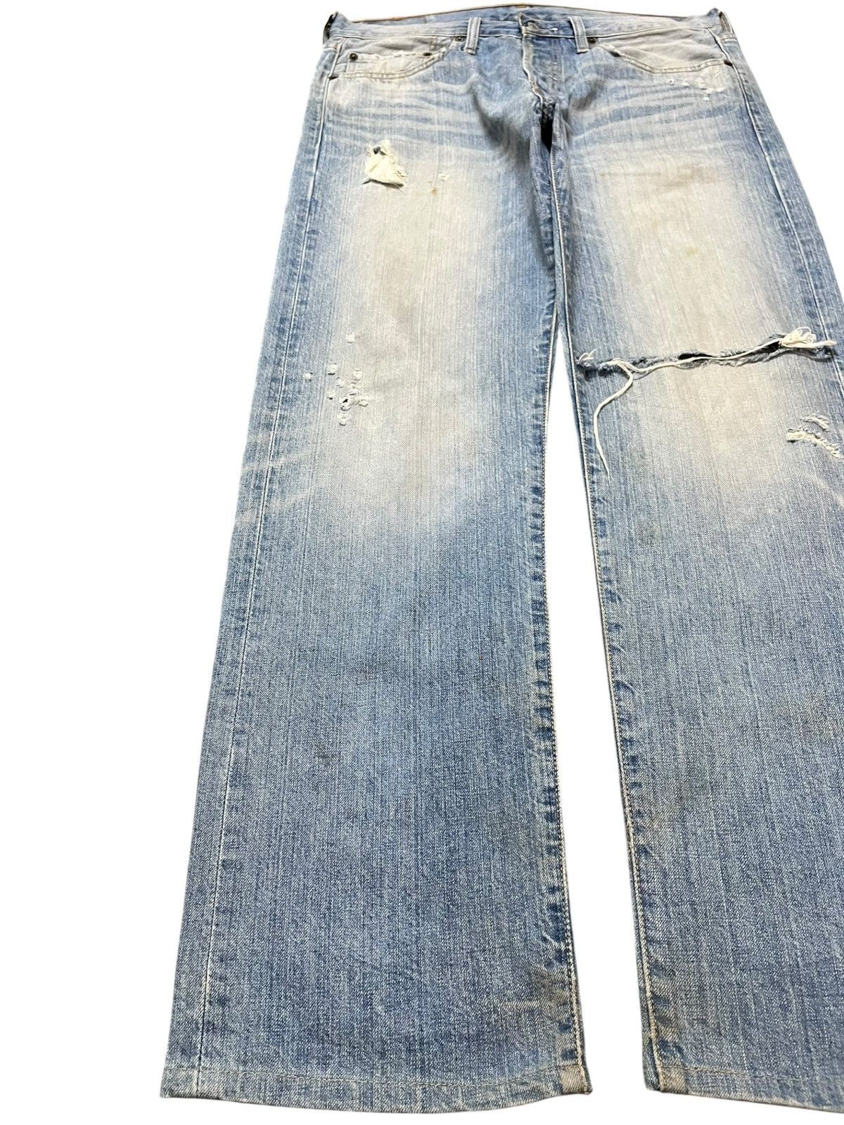 Levi's Vintage Clothing Vintage Levi’s 501 Faded Grunge Distressed Denim Size US 33 - 3 Thumbnail