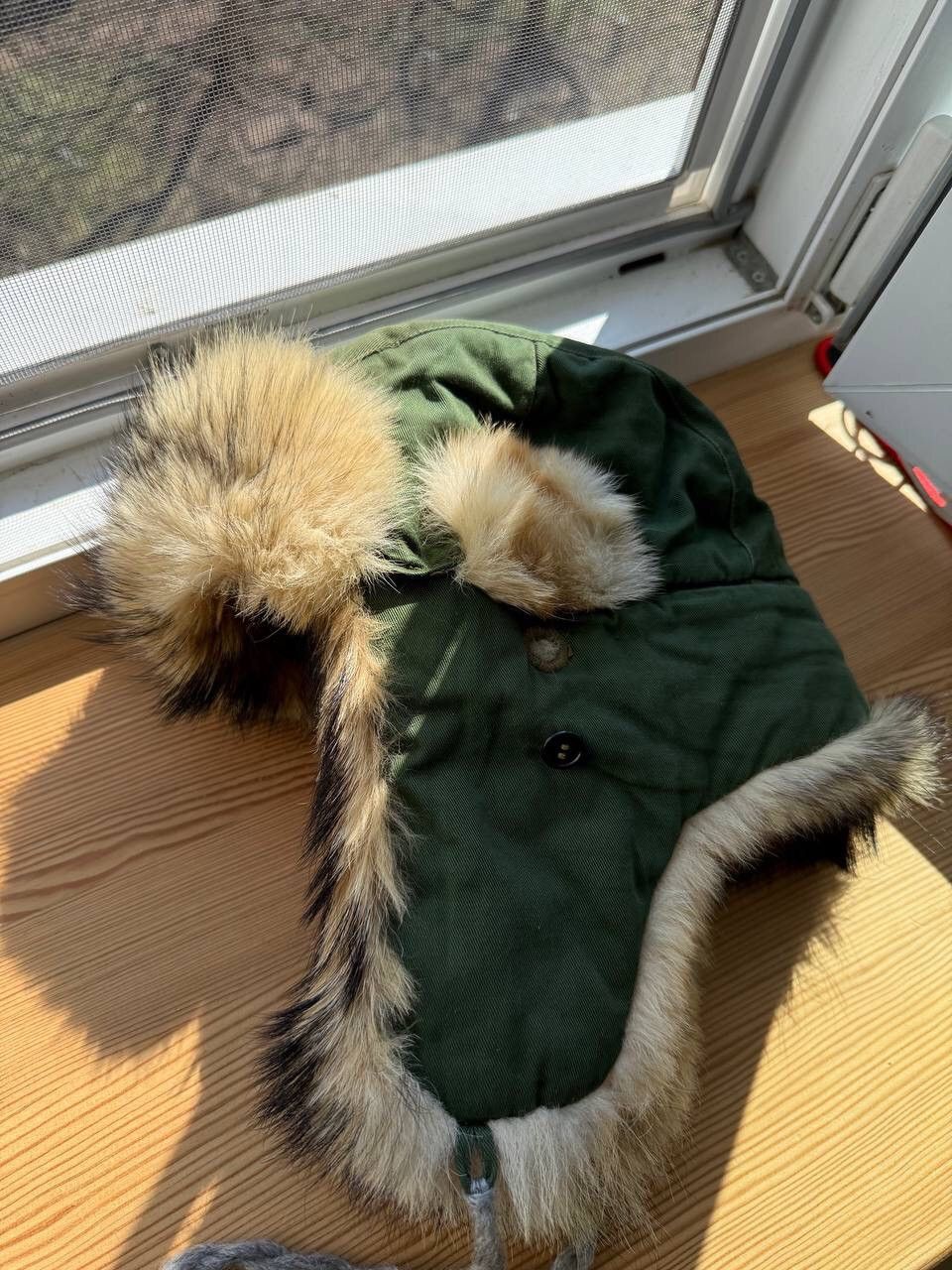 Japanese Brand × Vintage Vintage Avant Garde Made In Pekin Mohair Fuzzy Hat Ushanka Size ONE SIZE - 2 Thumbnail