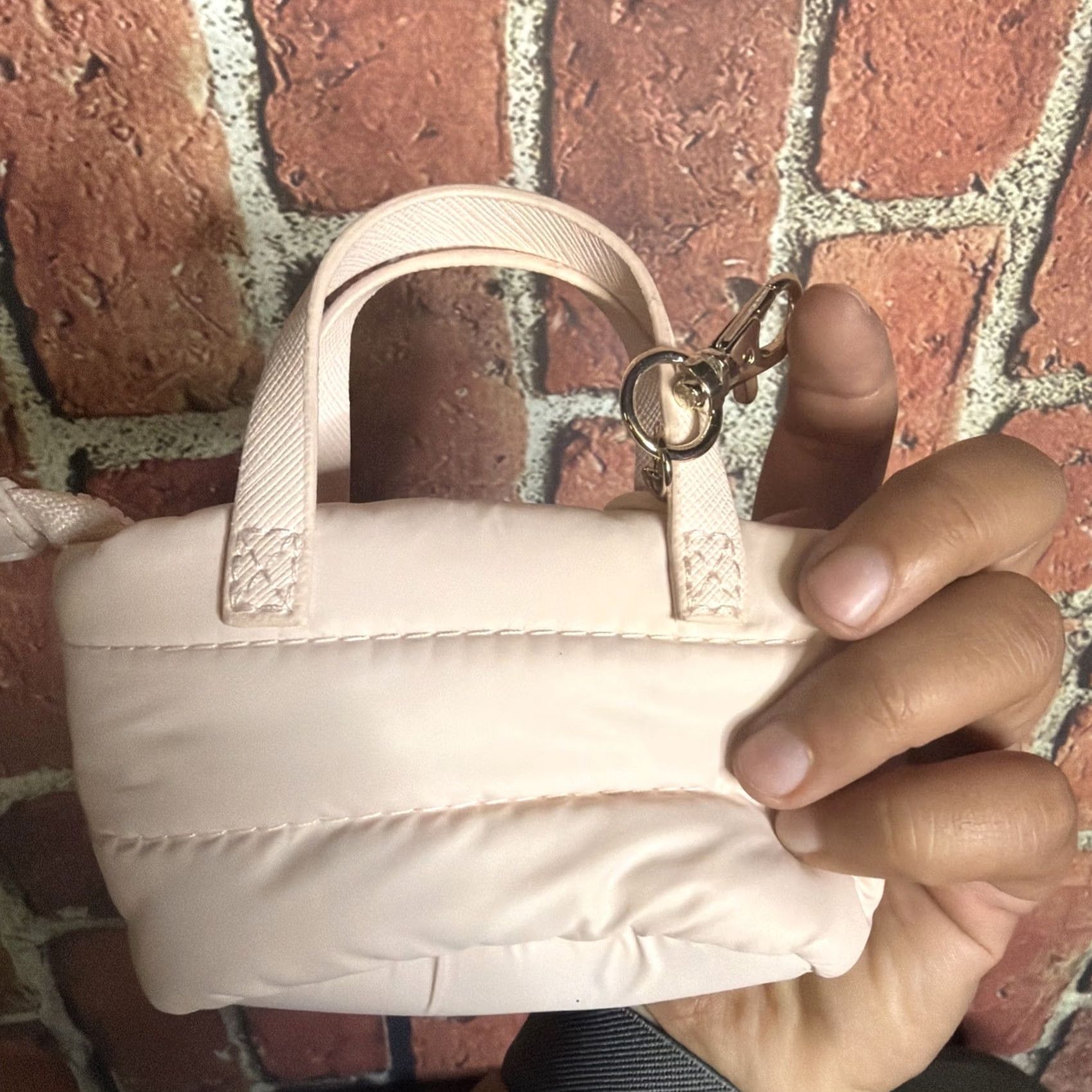 Vintage VINTAGE Rare Beauty Mini Puffy Tote Keychain Pink S Women Key Chain 5 3 Inches Logo Merch? Size ONE SIZE - 2 Thumbnail