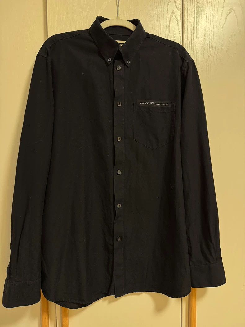 Givenchy Givenchy Black Long-sleeved Shirt Size US L / EU 52-54 / 3 - 1 Thumbnail