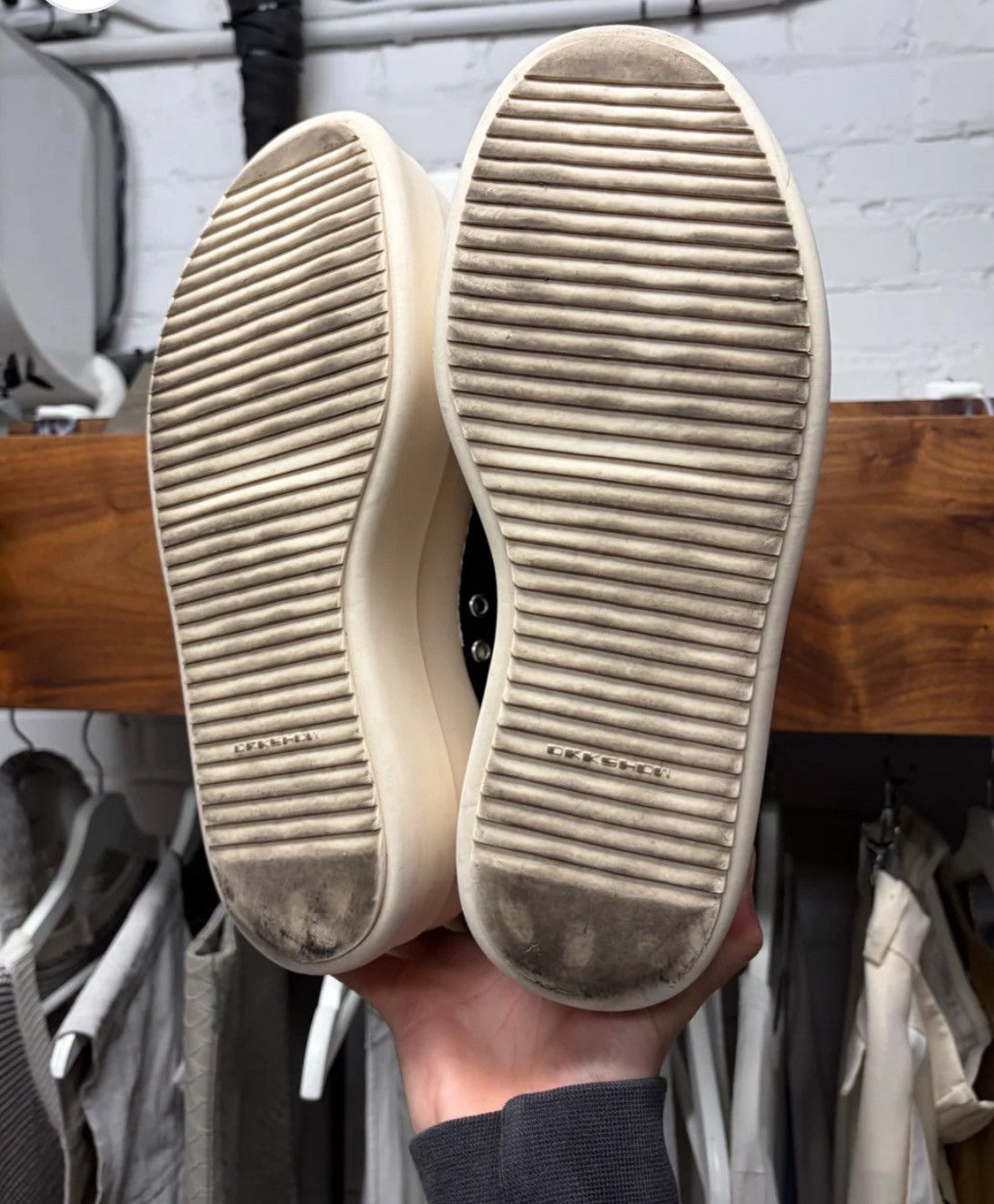 Rick Owens Rick owens double bumper drksdw ramones Size US 11 / EU 44 - 5 Thumbnail