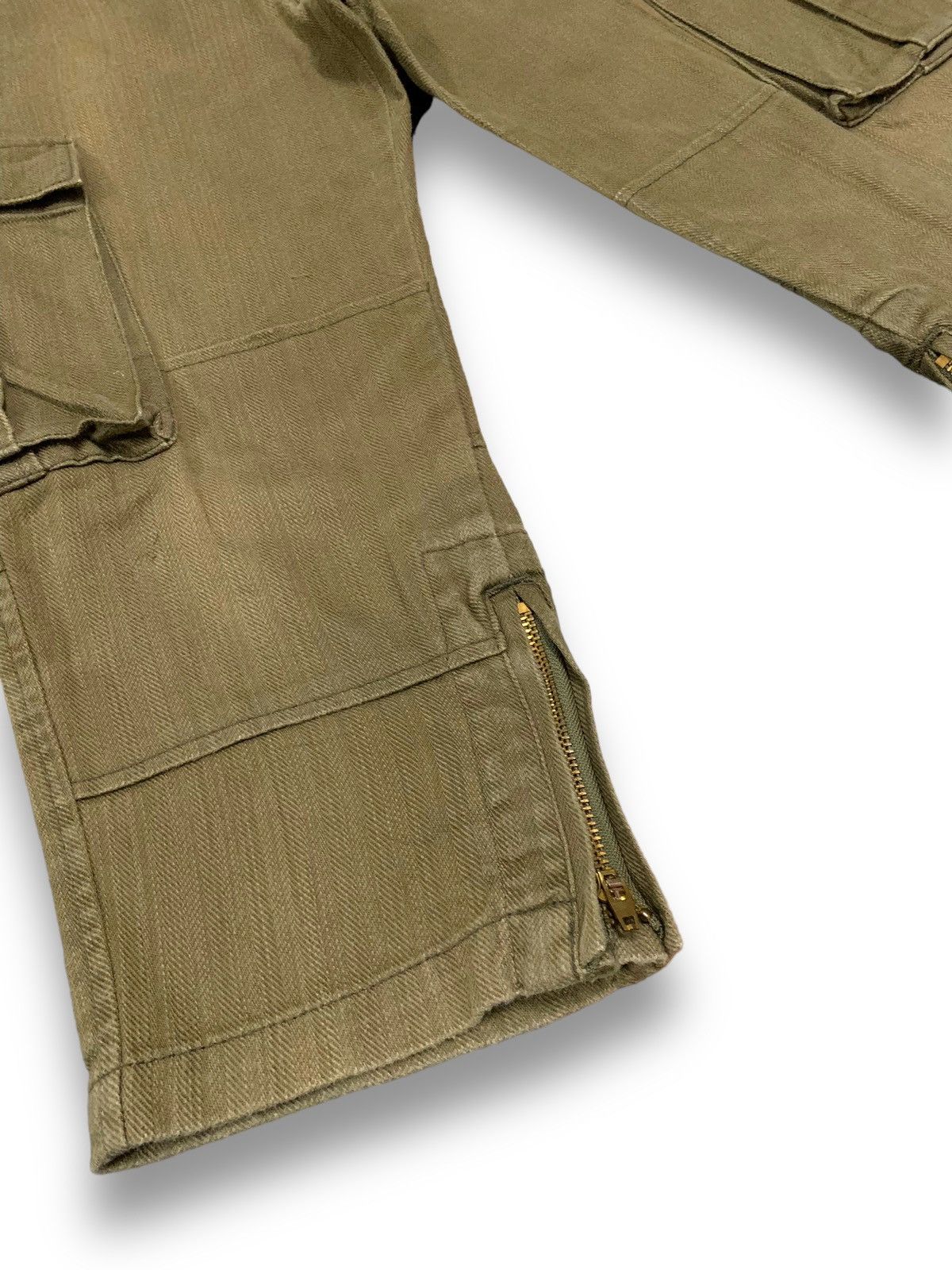 Takeo Kikuchi Vintage Takeo Kikuchi Multi-pockets Tactical 3/4 Cargo Jeans Size US 32 / EU 48 - 11 Thumbnail