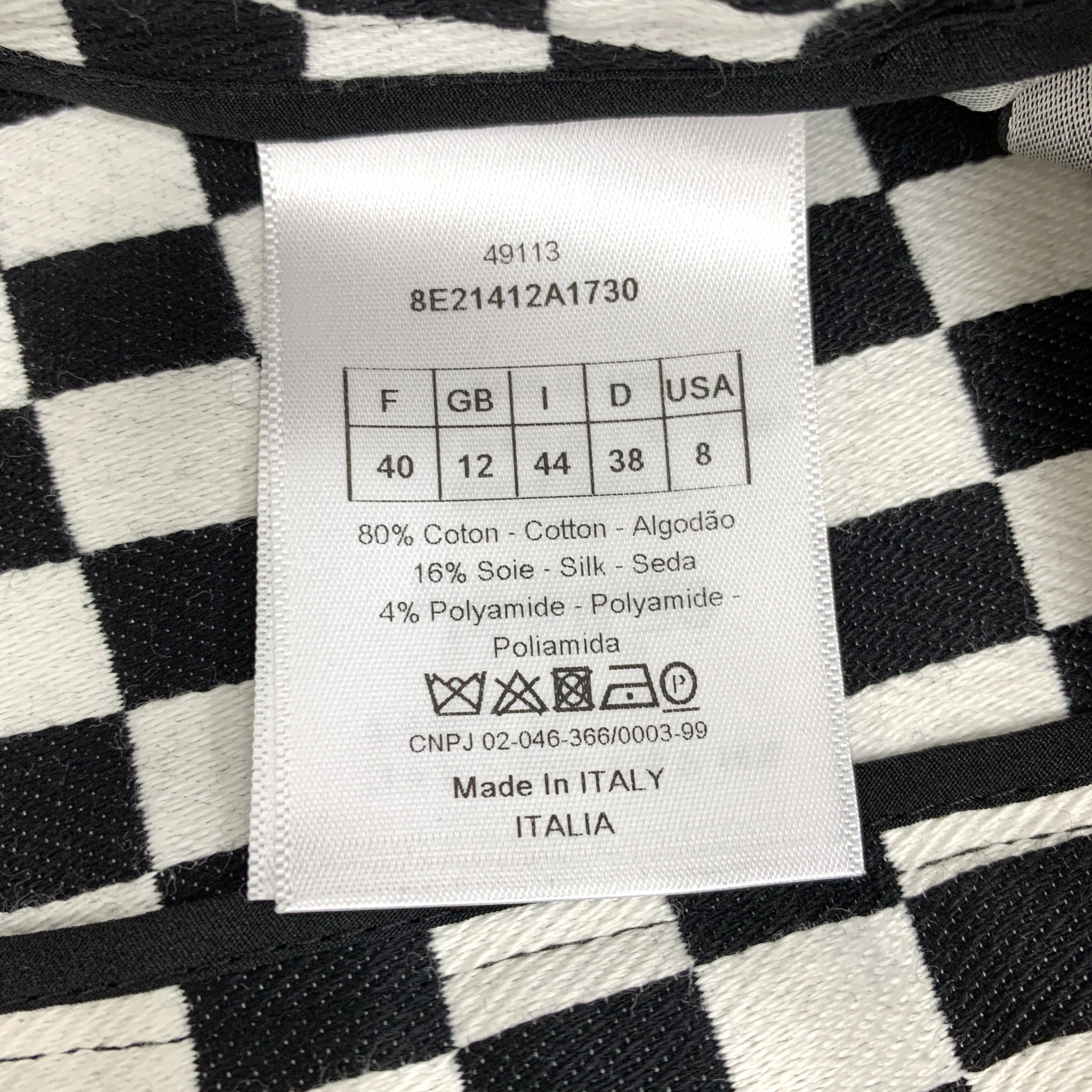 Dior Christian Dior Checkered Cotton Shorts (Size M) Size 40" / US 18 - 3 Thumbnail
