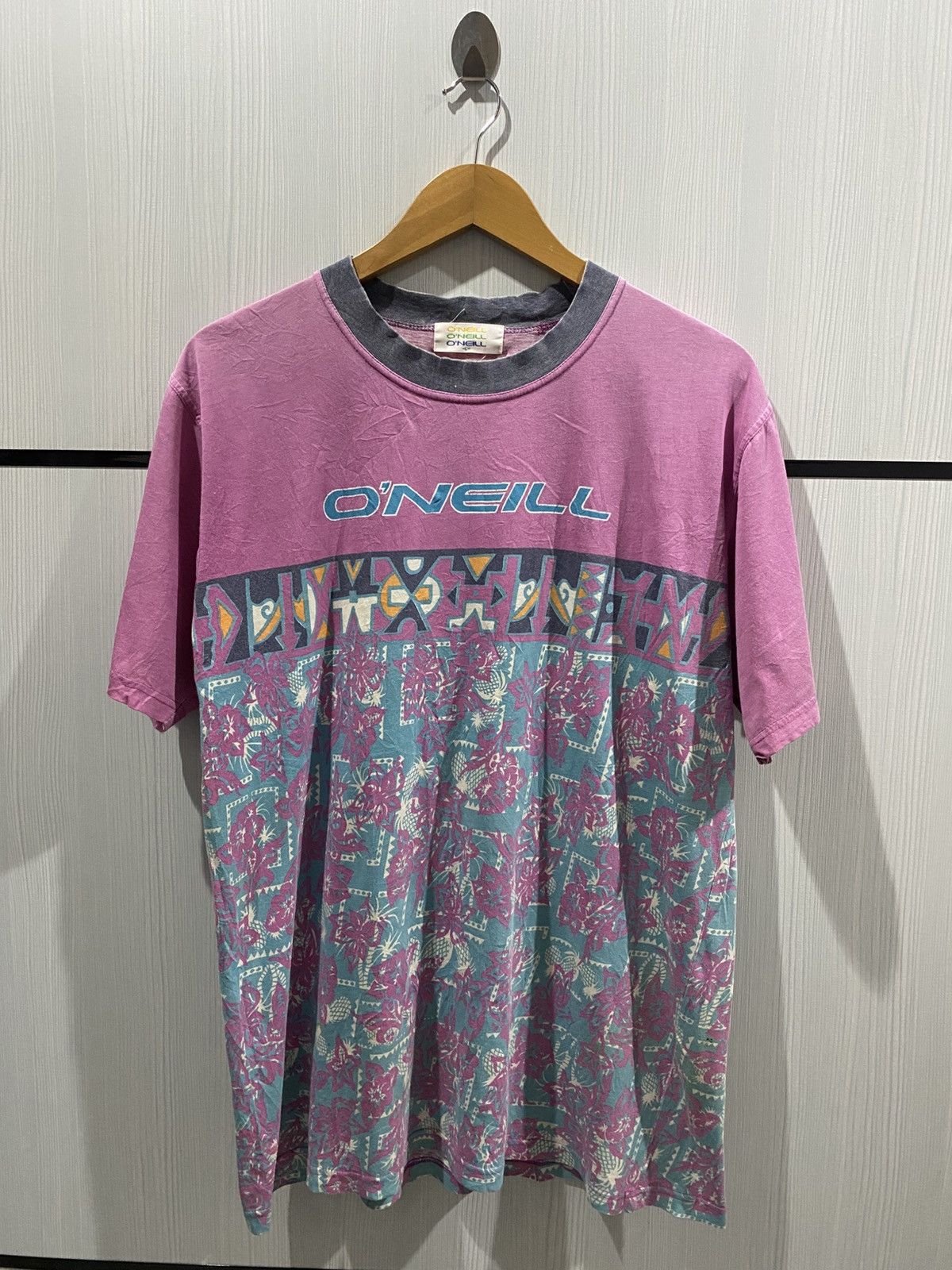 O'Neill × Vintage Vintage Oneil Fullprint T Shirt Size US L / EU 52-54 / 3 - 1 Thumbnail