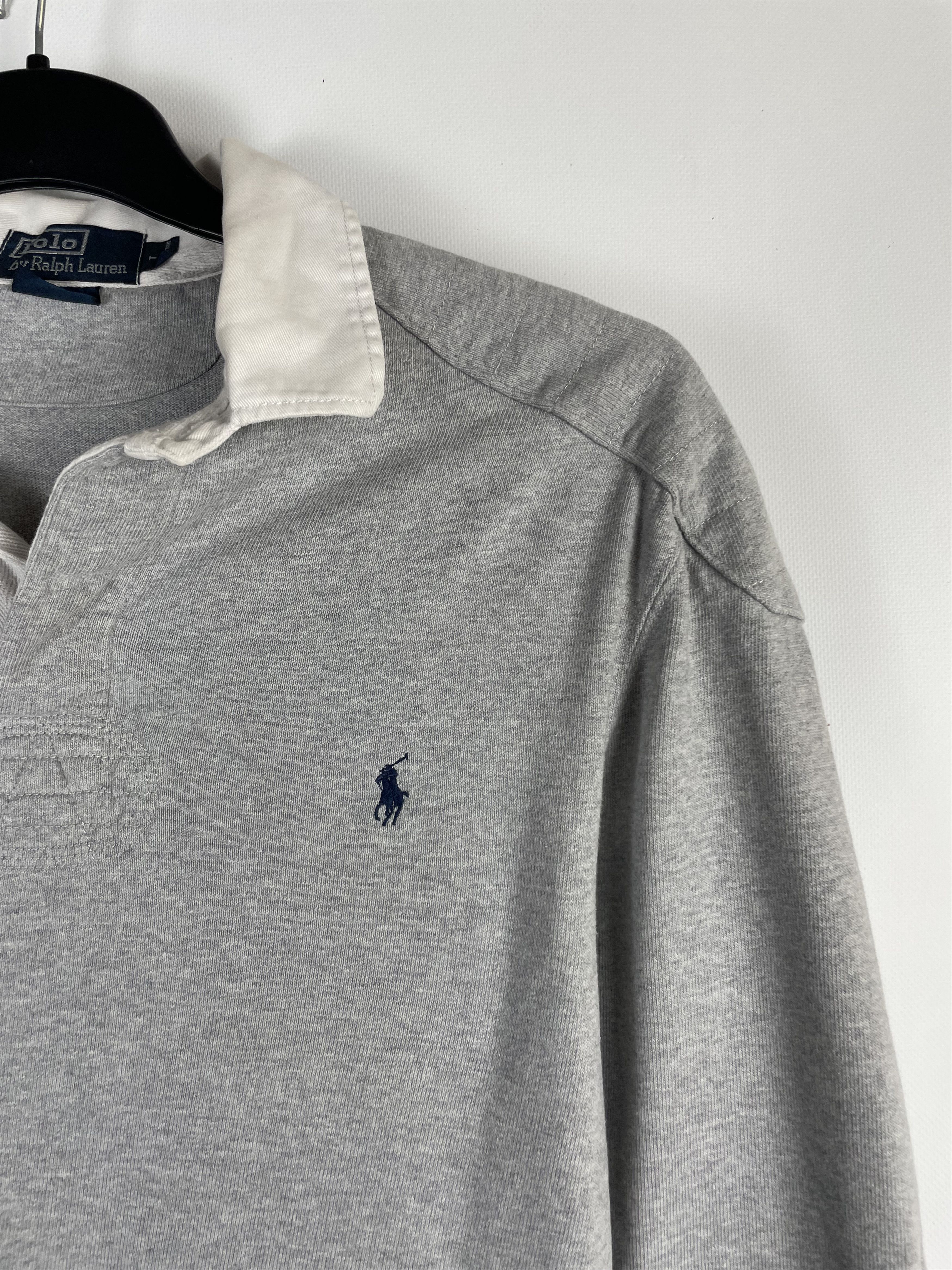 Polo Ralph Lauren Vintage 90s Polo Ralph Lauren Rugby Long Sleeve Shirt Size US L / EU 52-54 / 3 - 4 Thumbnail