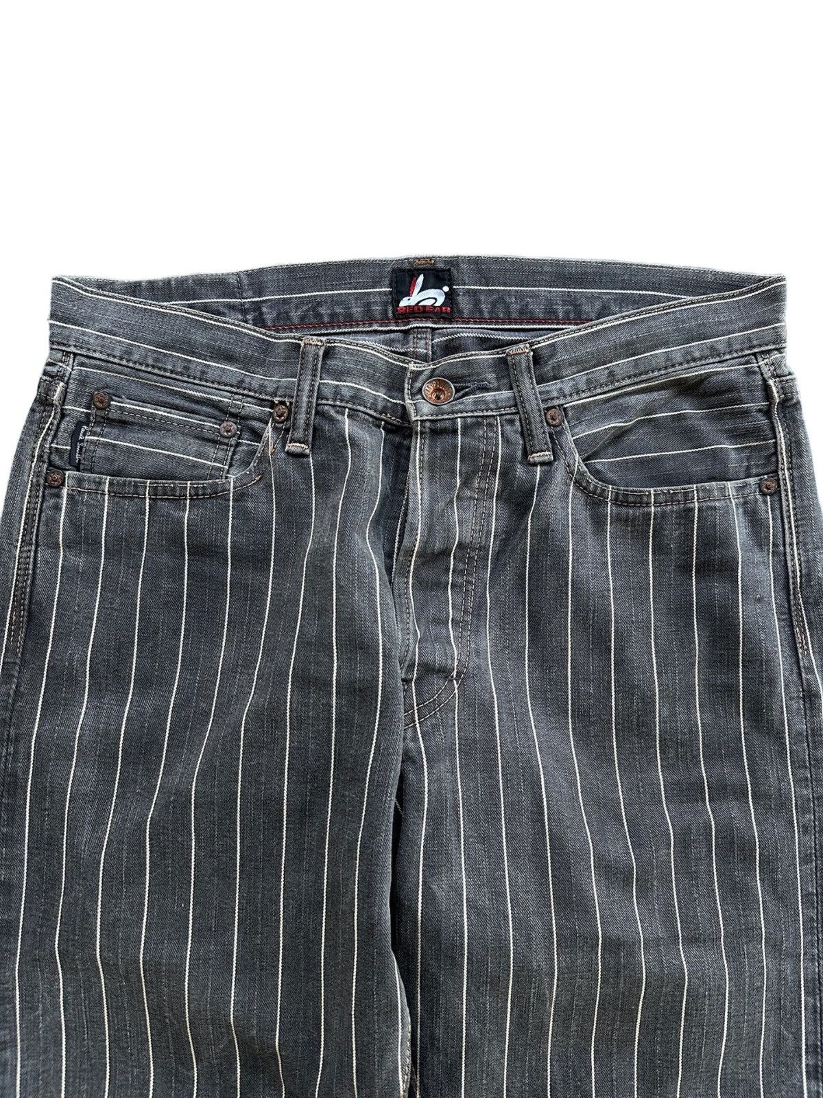 Paul Smith Red Ear Vintage Paul Smith Red Ear Lined Stripe Jeans Size US 32 / EU 48 - 2 Thumbnail