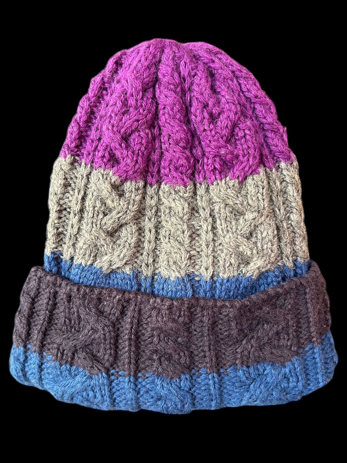 Japanese Brand × Kapital × Vintage Crochet Knitted Handmade Wool Beanie Hats Size ONE SIZE - 1 Thumbnail