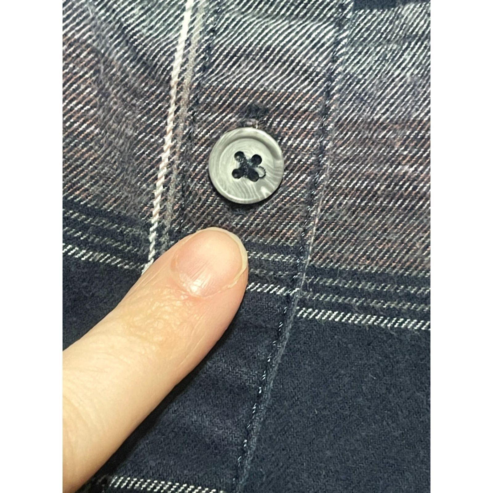 Vintage Ridgecut Shirt Womens Large Blue Gray Pink Plaid Button Up Long Sleeve Casual Fall Spring Summer Size L / US 10 / IT 46 - 5 Thumbnail