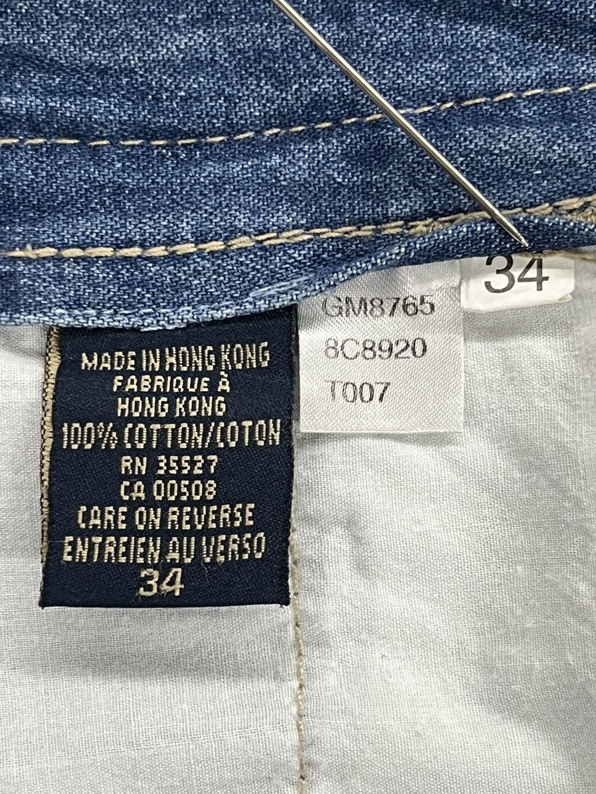 Marithe + Francois Girbaud Vintage Marithé François Girbaud Denim Cargo Shorts Size US 34 / EU 50 - 13 Thumbnail