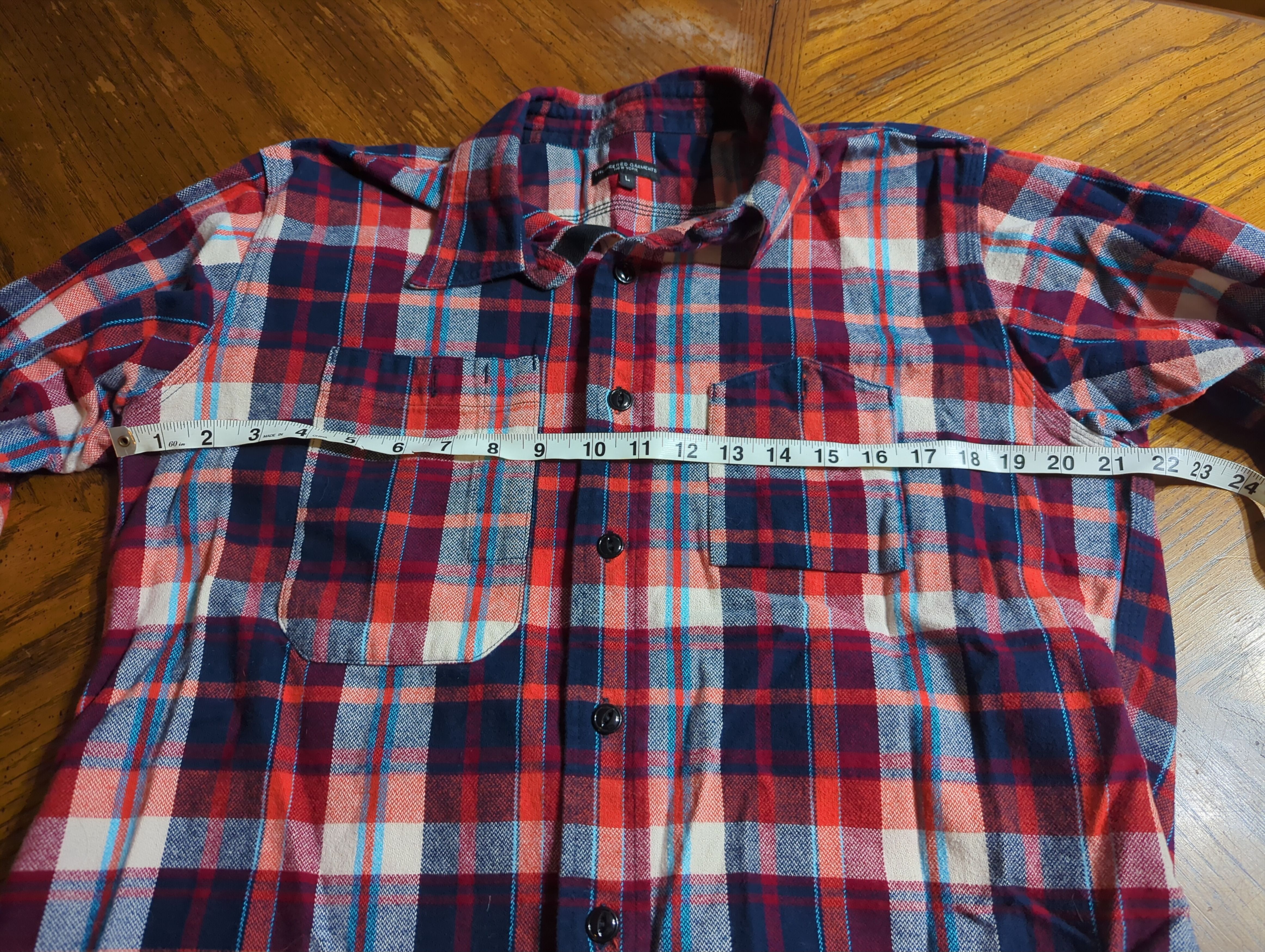 Engineered Garments Engineered Garments Work Shirt Plaid Flannel Size US L / EU 52-54 / 3 - 4 Thumbnail