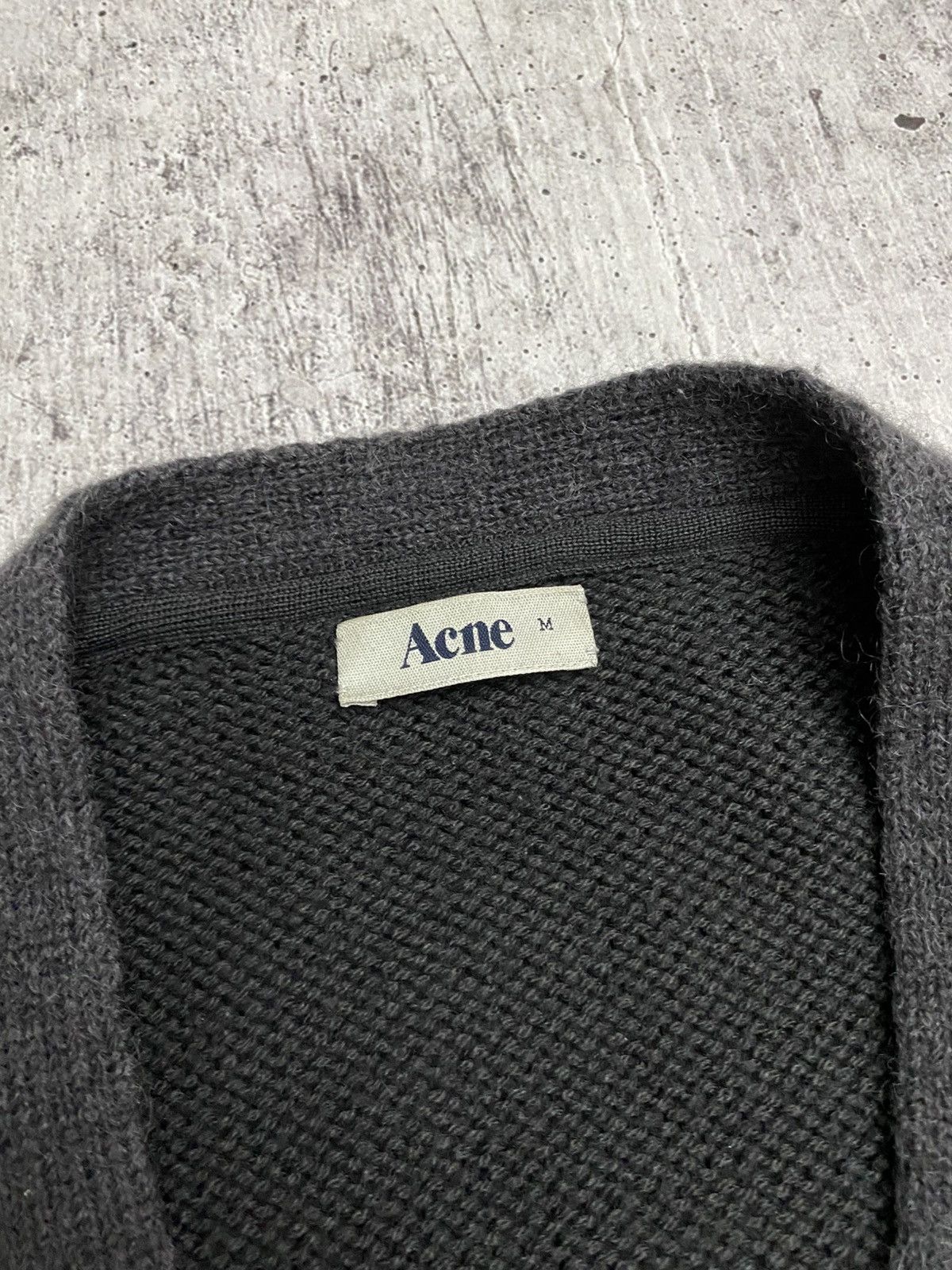 Acne Studios Acne Studios Wool Grey Cardigan Size US M / EU 48-50 / 2 - 6 Thumbnail