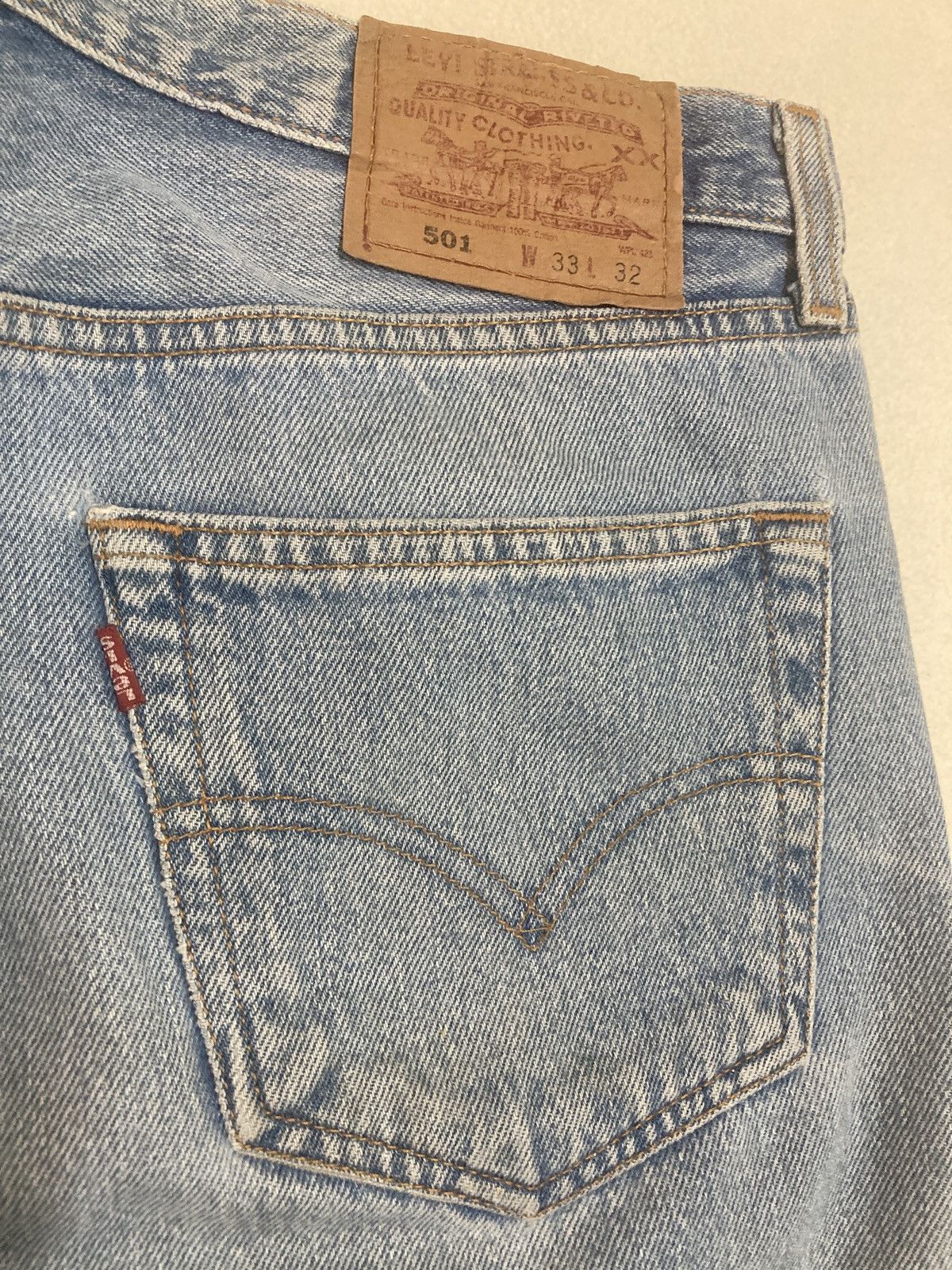 Levi's Vintage 90’s Levis 501 jeans Made in Mexico for Men Size US 33 - 10 Thumbnail