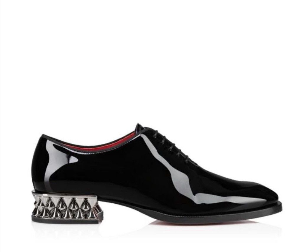Christian Louboutin Corteo On Spikes Flat Shoes Patent leather Size US 9 / EU 42 - 1 Thumbnail