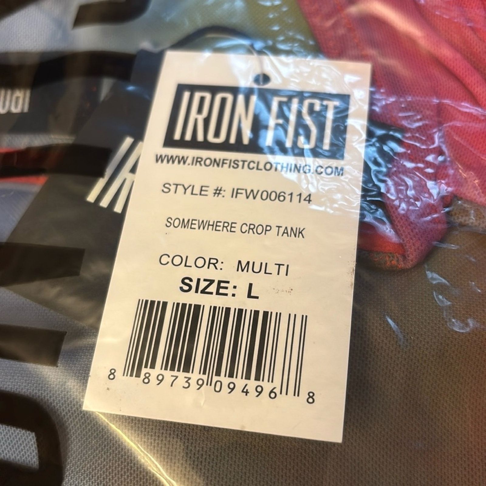 Iron Fist Iron Fist SOMEWHERE Rainbow Sequin Hearts Sheer Crop Top L Size L / US 10 / IT 46 - 2 Thumbnail