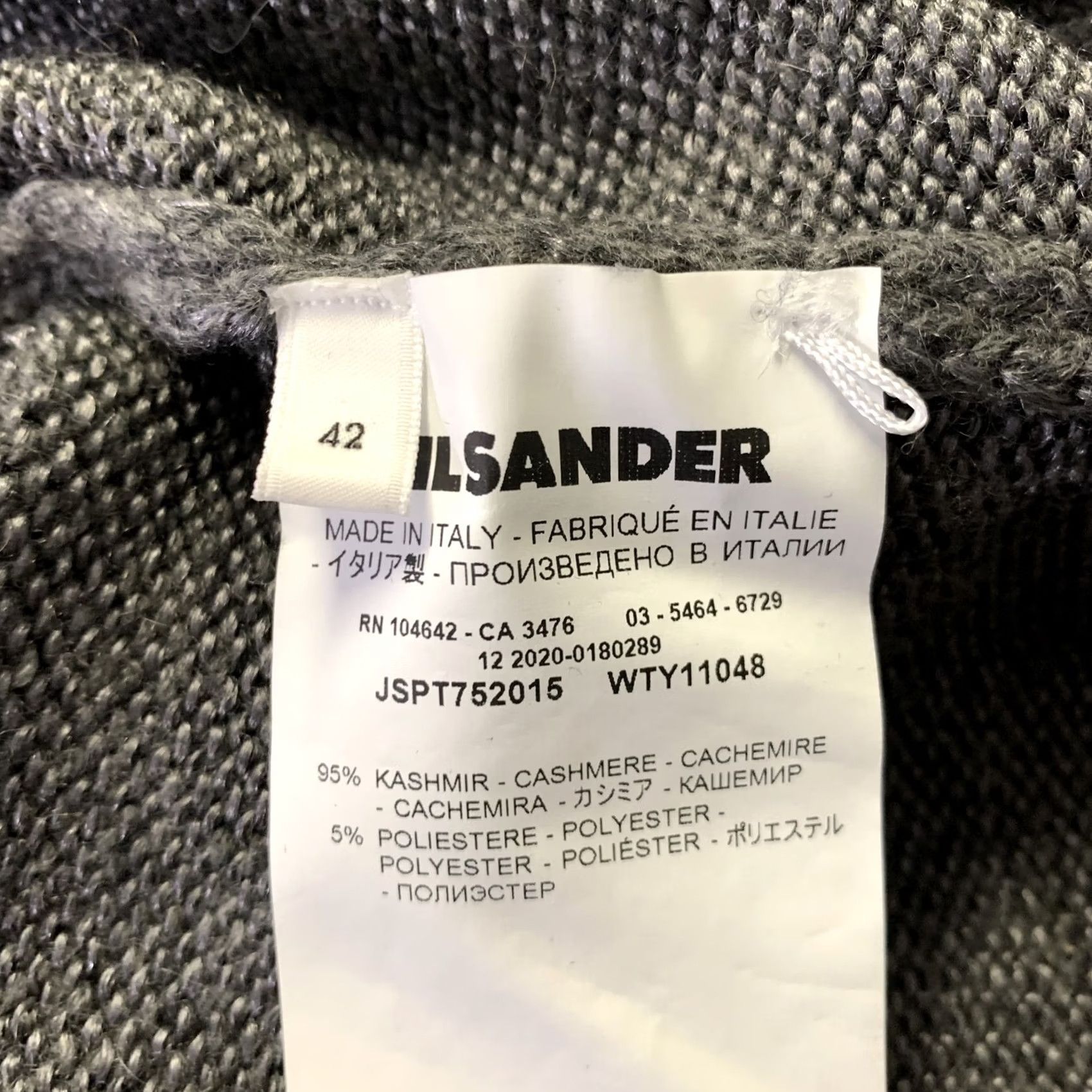 Jil Sander JIL SANDER Grey Cashmere Blend Turtleneck Sweater M Womens Size M / US 6-8 / IT 42-44 - 6 Thumbnail