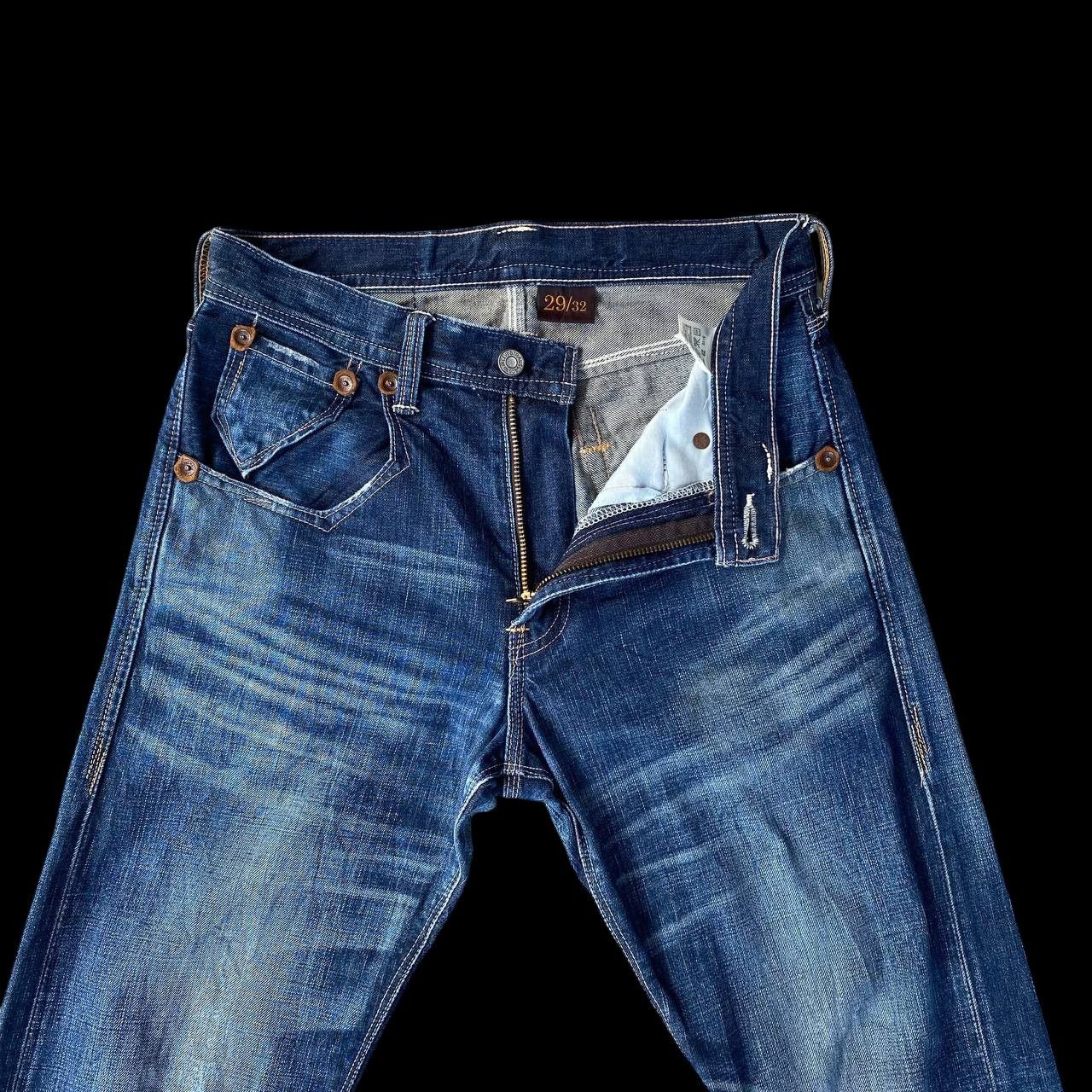 Levi's VINTAGE LEVIS DENIM LOT 502 RIVETTED DISTRESSED BLUEWASH Size US 29 - 7 Thumbnail