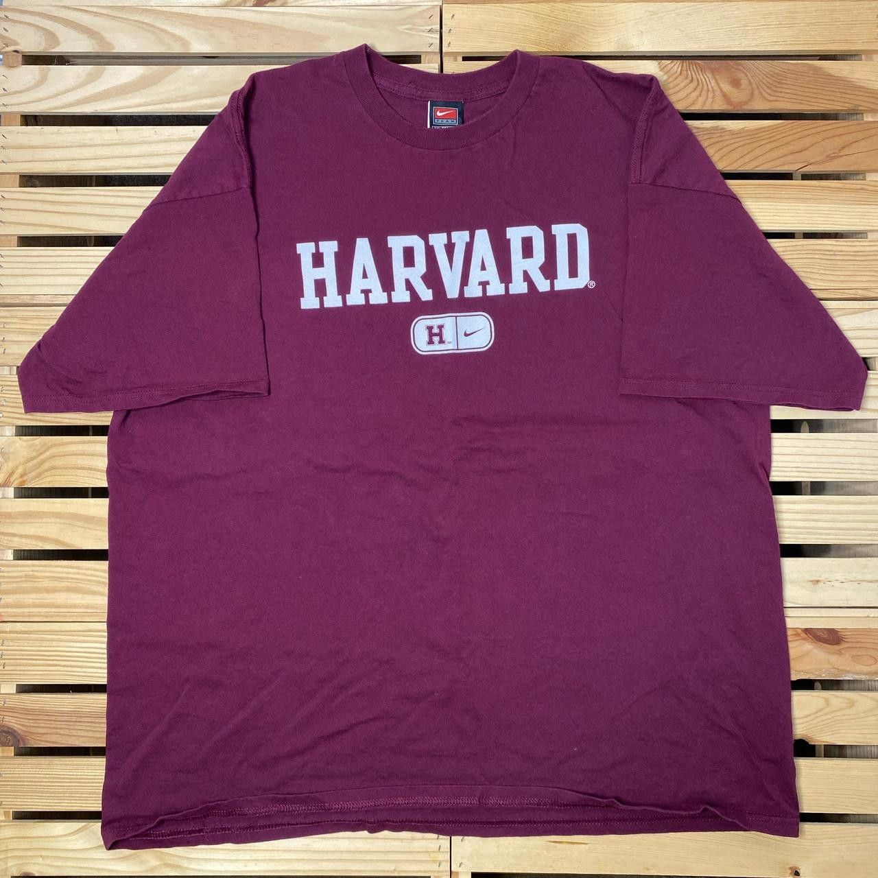 Nike Vintage Nike x Harvard University Purple Tee Size 2XL Size US XXL / EU 58 / 5 - 1 Thumbnail