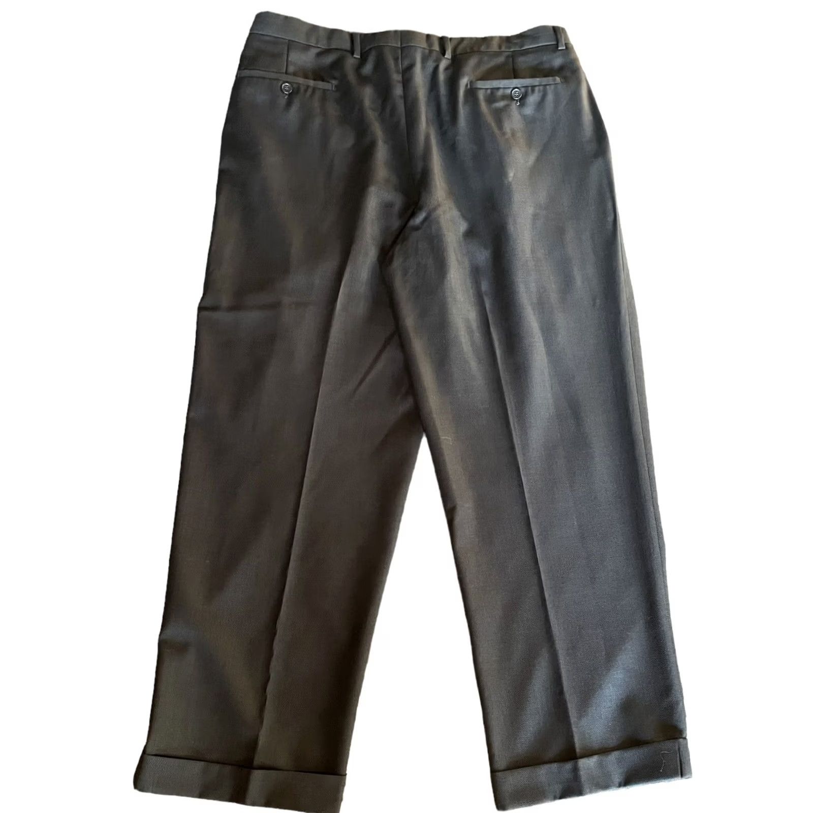 Vintage VINTAGE Zignone Wool Pants Slacks Brown Made In Italy Sz US 36 Italy 54 Drop 6 Denim? No, Pants. Size US 38 / EU 54 - 7 Thumbnail