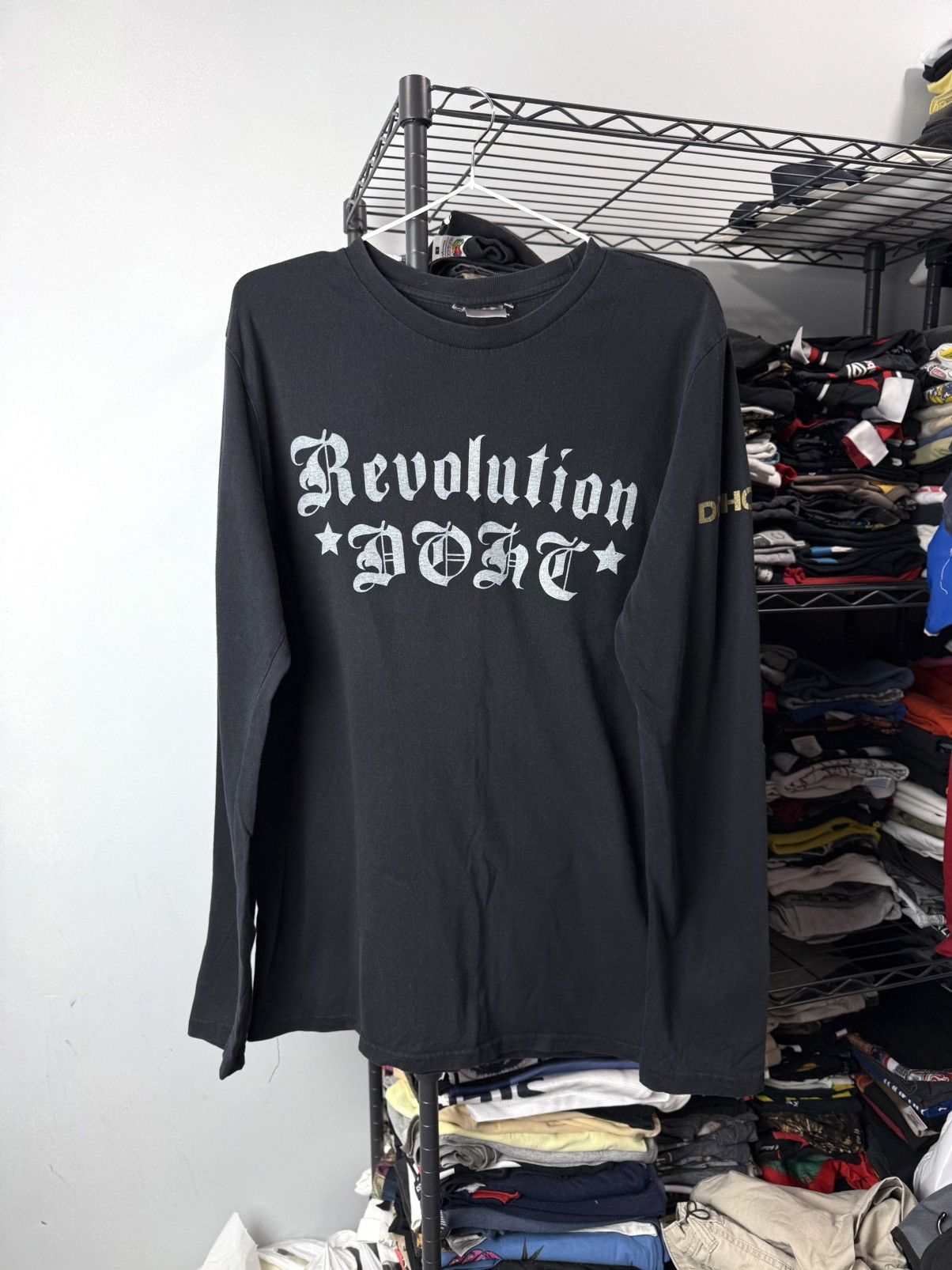 Affliction Vintage Revolution Dohc Opium Longsleeve Y2K Ed Hardy Size US L / EU 52-54 / 3 - 1 Thumbnail