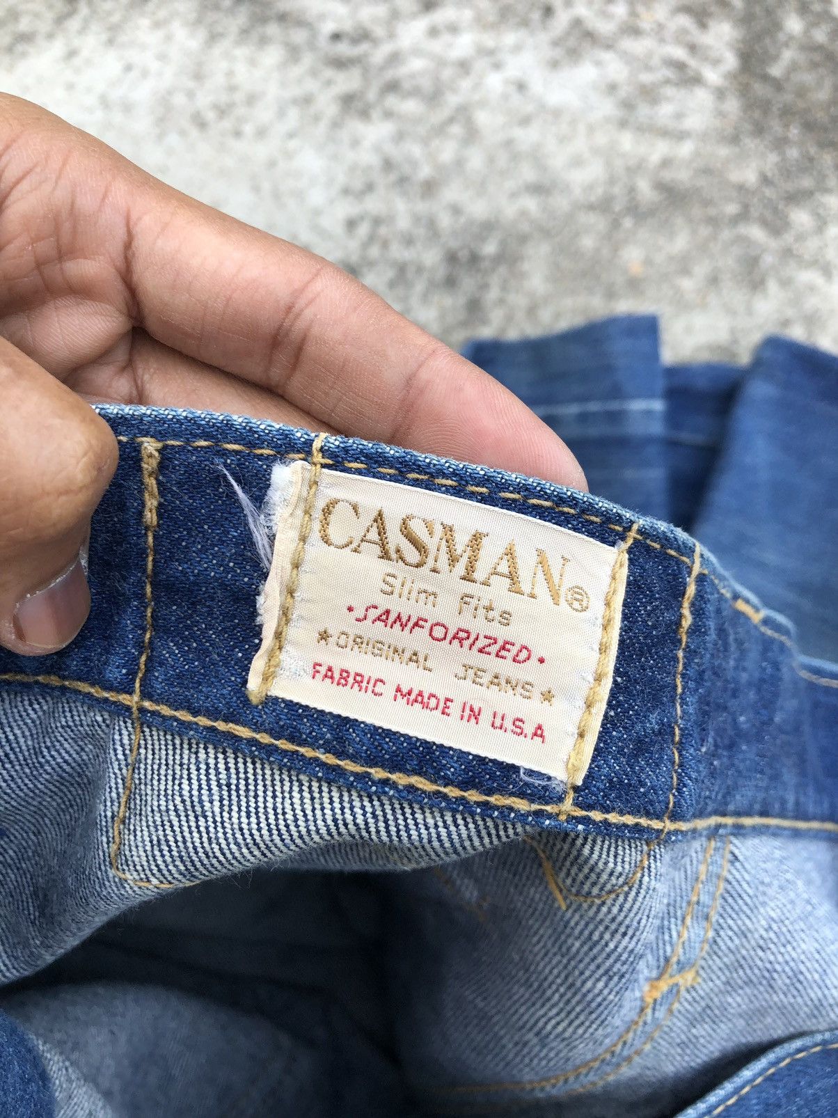 Vintage FLARED⚡️⚡️VINTAGE CASMAN BELLBOTTOM DENIM Size US 30 / EU 46 - 4 Thumbnail