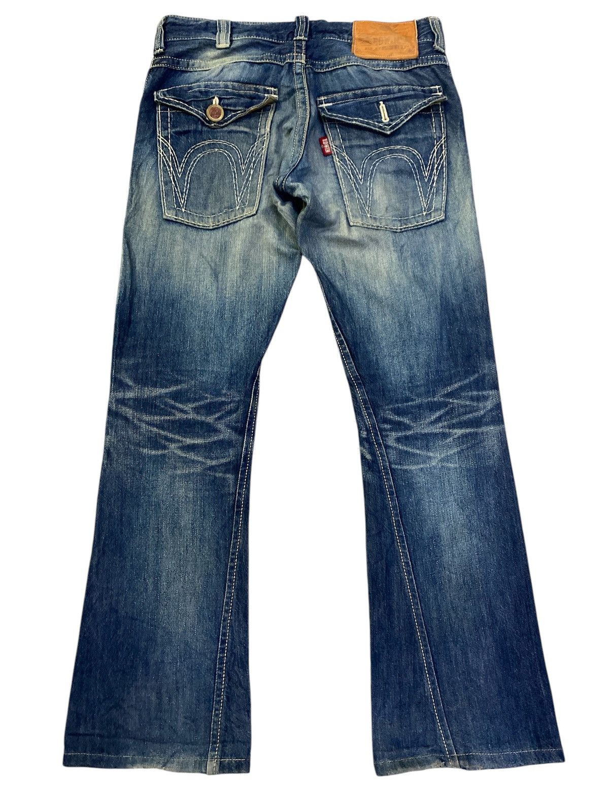 Edwin × If Six Was Nine Vintage Edwin Blue Trip Flared Denim Size US 33 - 1 Thumbnail
