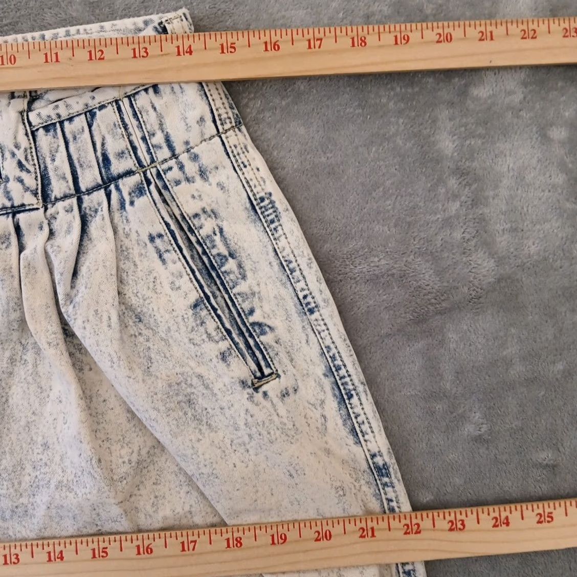 Vintage VINTAGE Gitano Jeans Womens Size 11 High Rise 28x28.5 Blue Light Wash Denim 100% Cotton Mom Pockets Womens Size 32" / US 10 / IT 46 - 3 Thumbnail