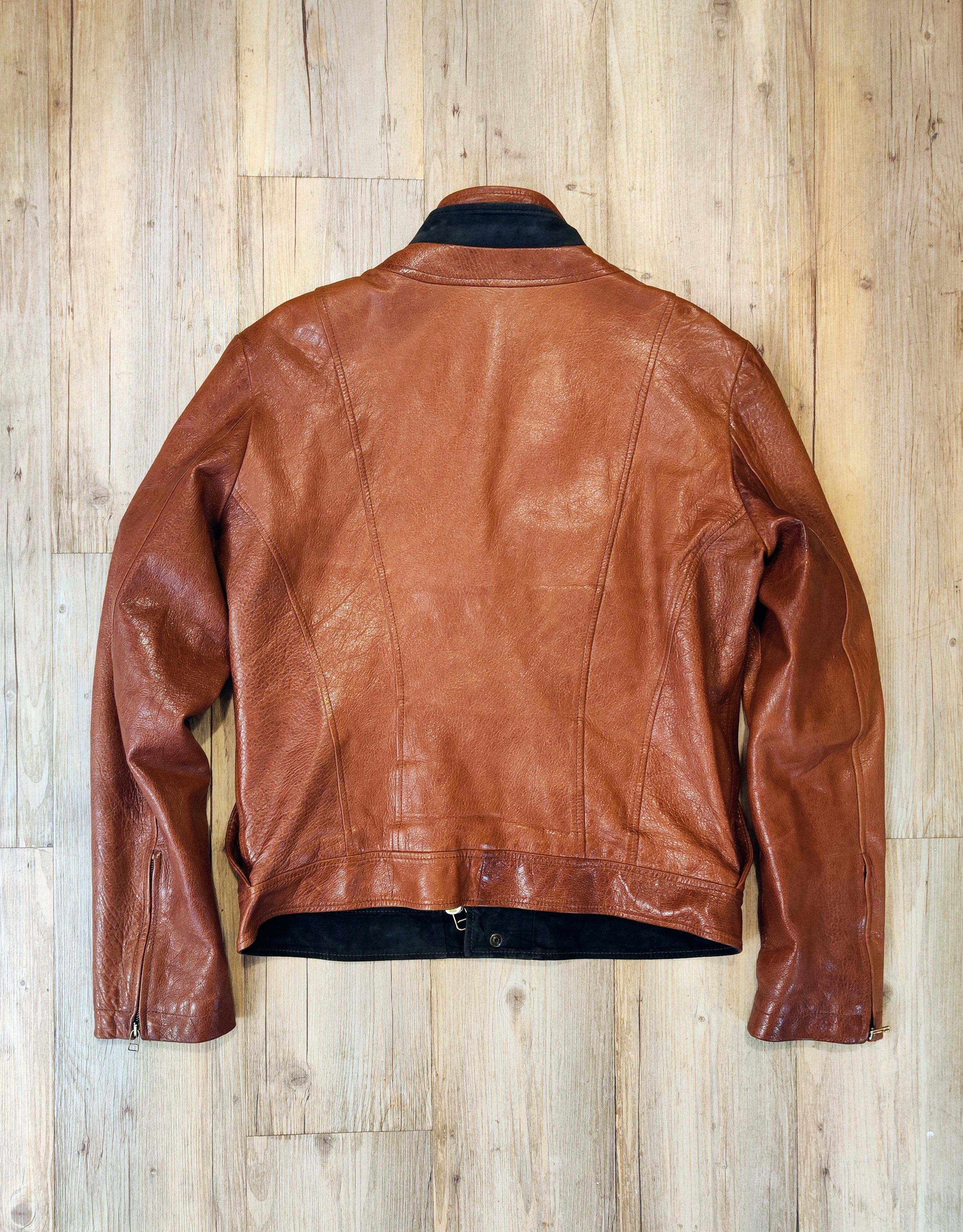 Nicole Farhi Collection Privee? leather rider.Like Rick Owens or Seraphin Size US L / EU 52-54 / 3 - 4 Thumbnail