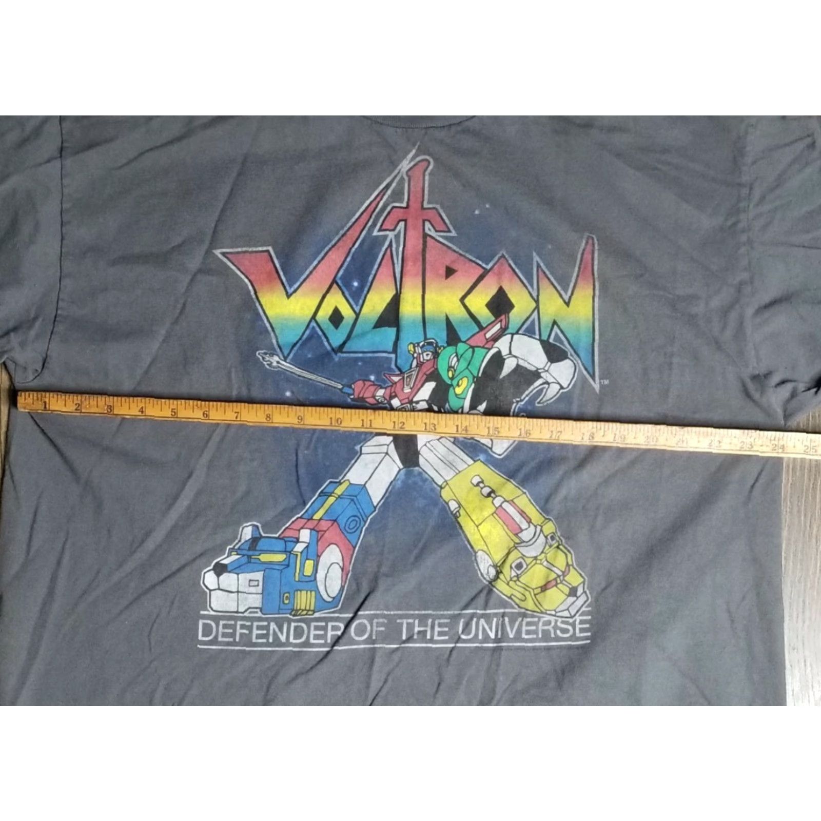 Etro Mens XXL Retro Voltron Defender of the Universe Graphic T Cartoon Gray T-Shirt Size US XXL / EU 58 / 5 - 4 Thumbnail