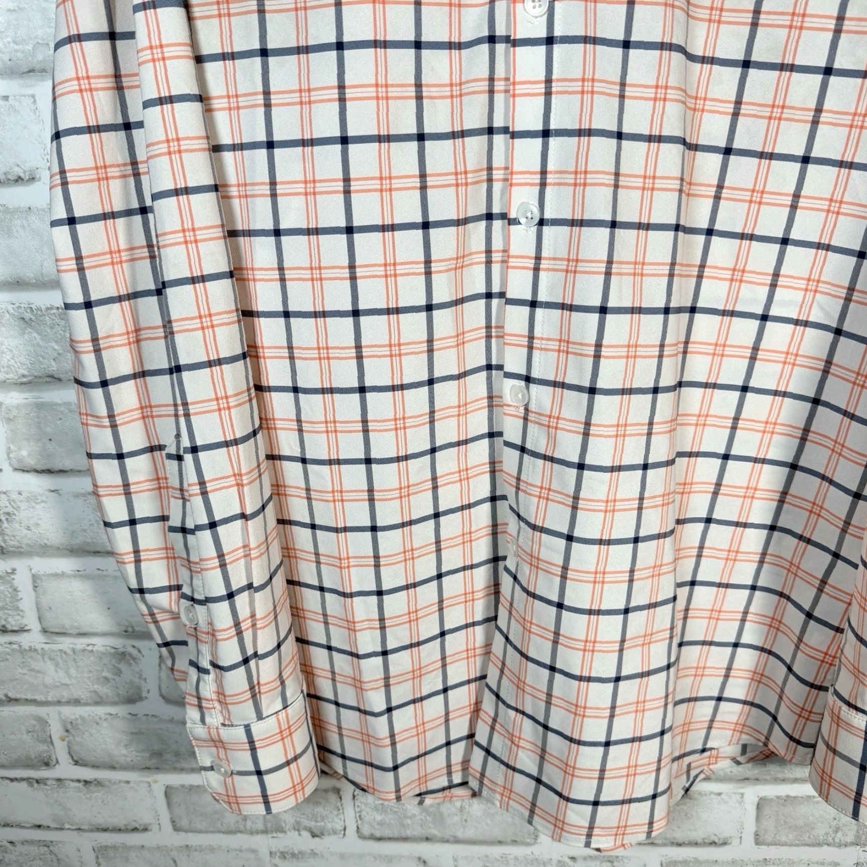 Mizzen+Main Mizzen+Maine Tal Trim Fit Long Sleeve Button-Down Mens M Shirt Multicolor Big & Tall Mens Size US M / EU 48-50 / 2 - 3 Thumbnail