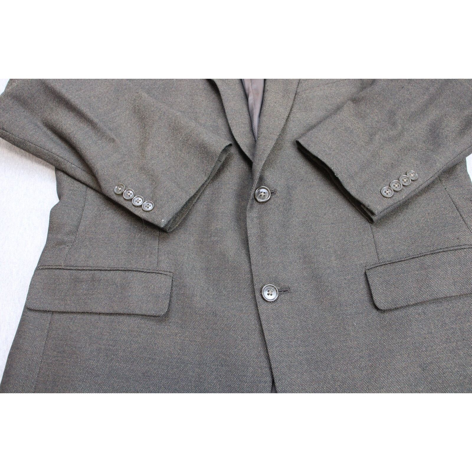 Calvin Klein Calvin Klein Blazer Mens 42R Wool Lined 2 Button Size 42R - 11 Thumbnail