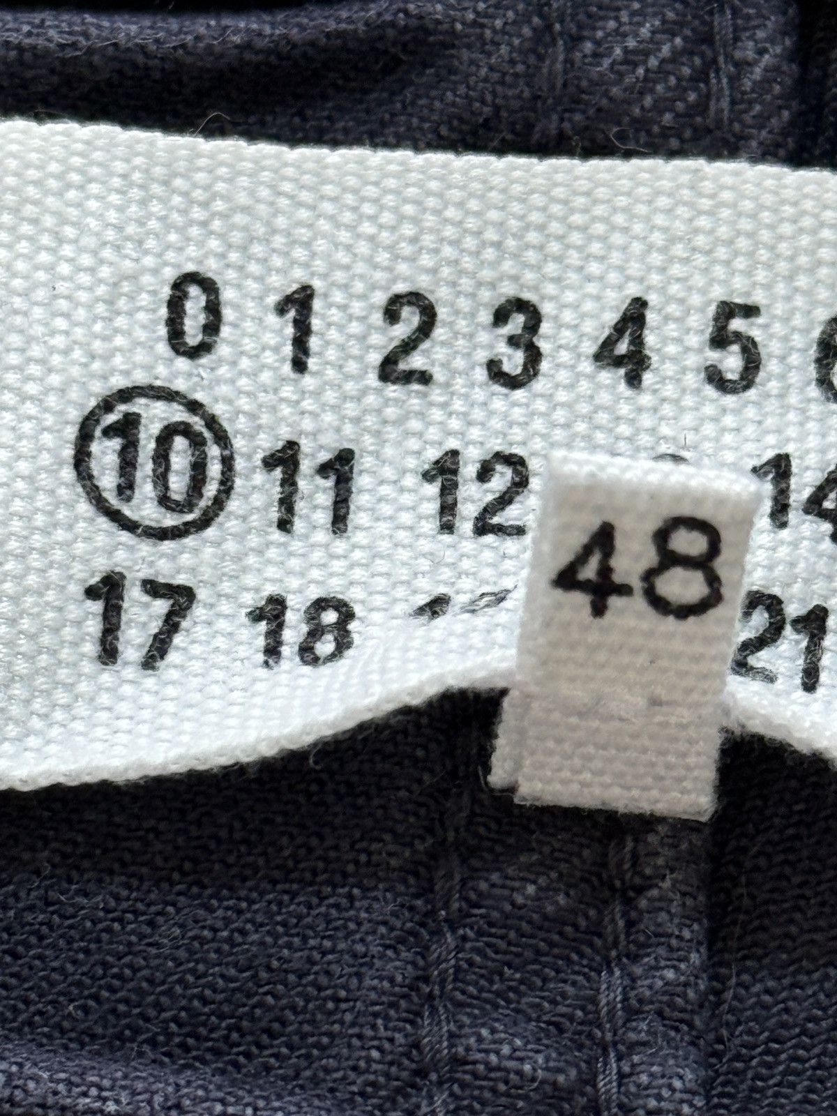 Maison Margiela Early Martin Margiela Line 10 Mens Blue Twill Slim Jeans Size US 33 - 19 Thumbnail