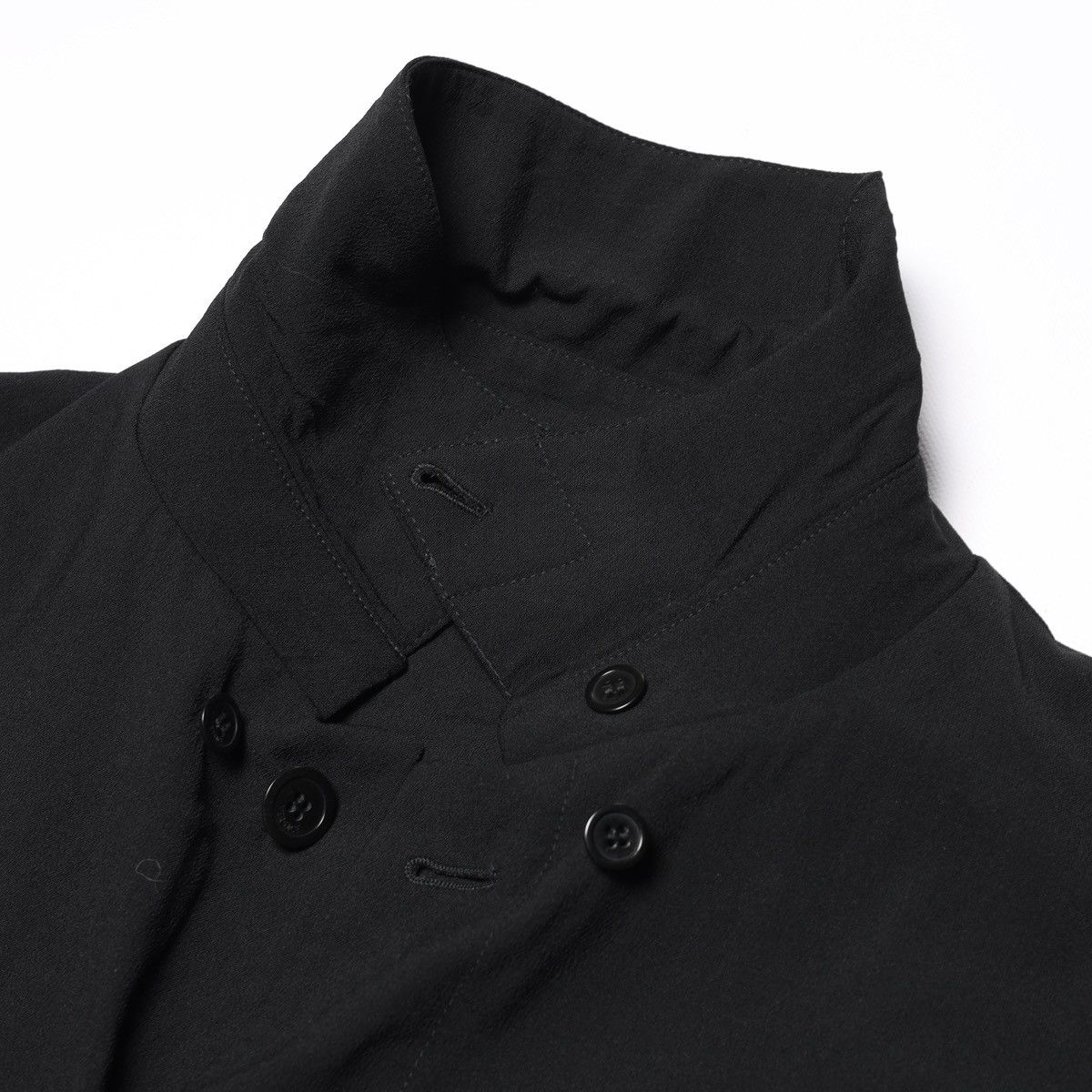 Versace 80s Gianni Versace Couture Vintage Black Light Coat Trench Size US XL / EU 56 / 4 - 11 Thumbnail