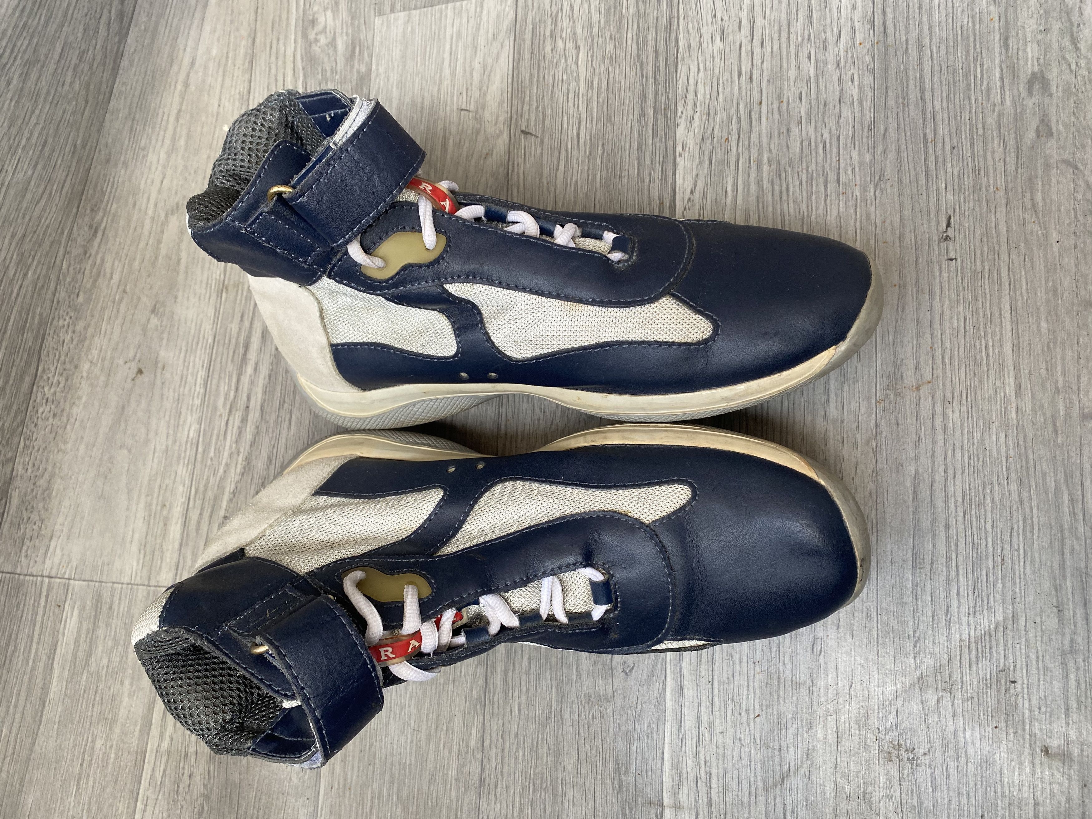 Prada Prada american cup blue hi-top sneakers sz uk 9 Size US 10 / EU 43 - 9 Thumbnail