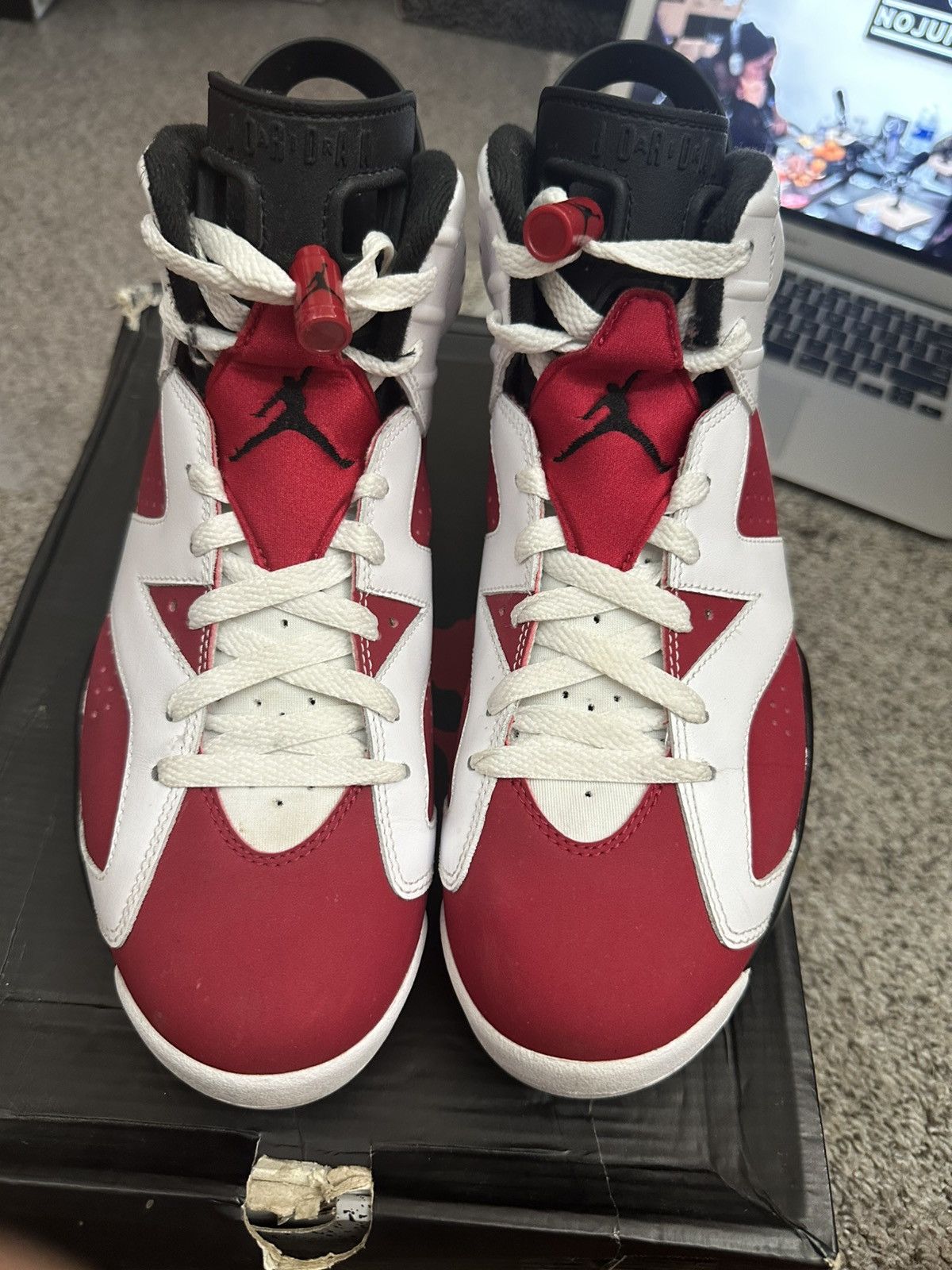 Jordan Brand Air jordan 6 carmine - size 8 Size US 8 / EU 41 - 6 Thumbnail