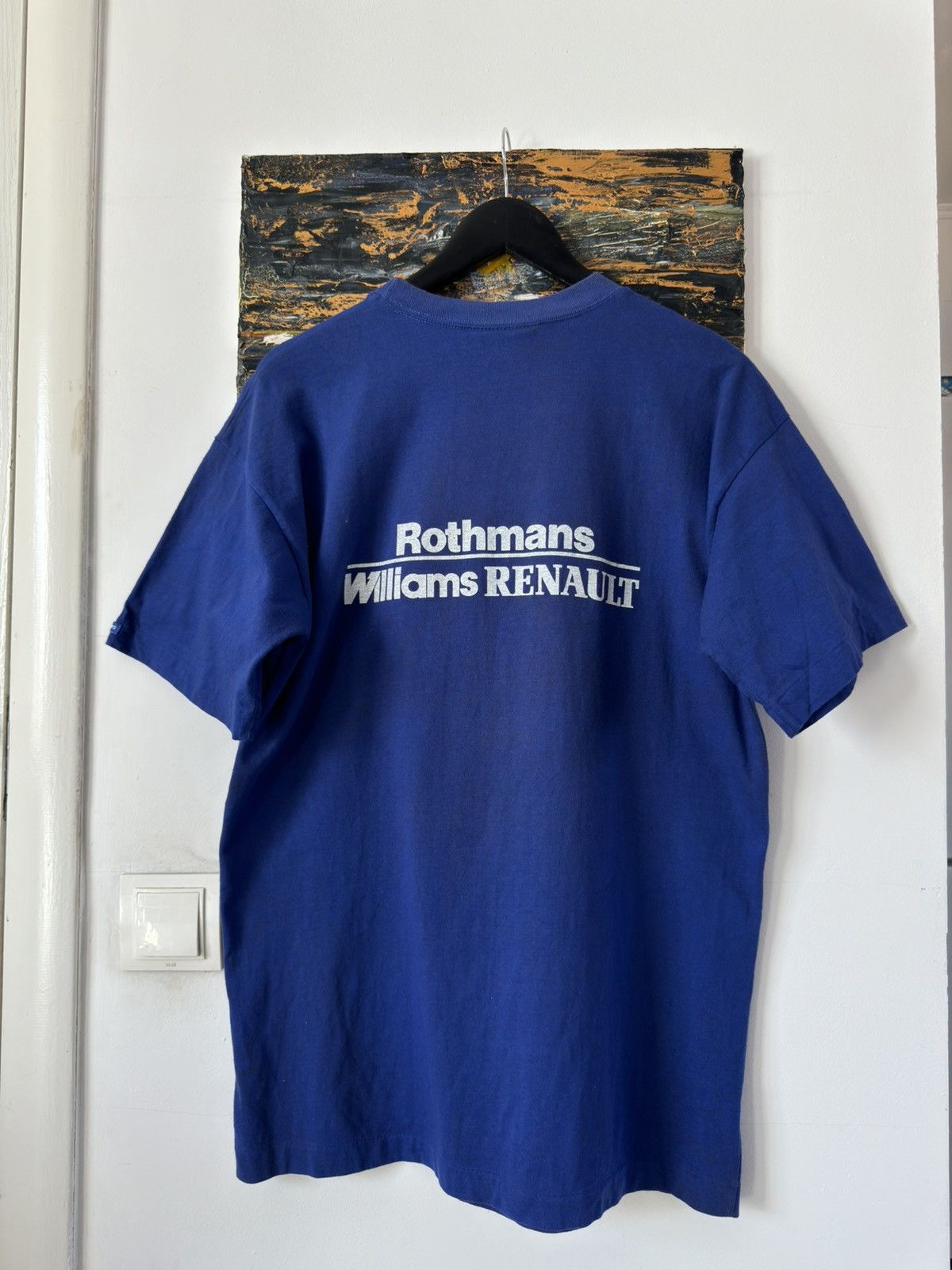 Formula 1 × Vintage Vintage 90s Formula Uno Renault Formula 1 Tee T Shirt Size US XL / EU 56 / 4 - 6 Thumbnail