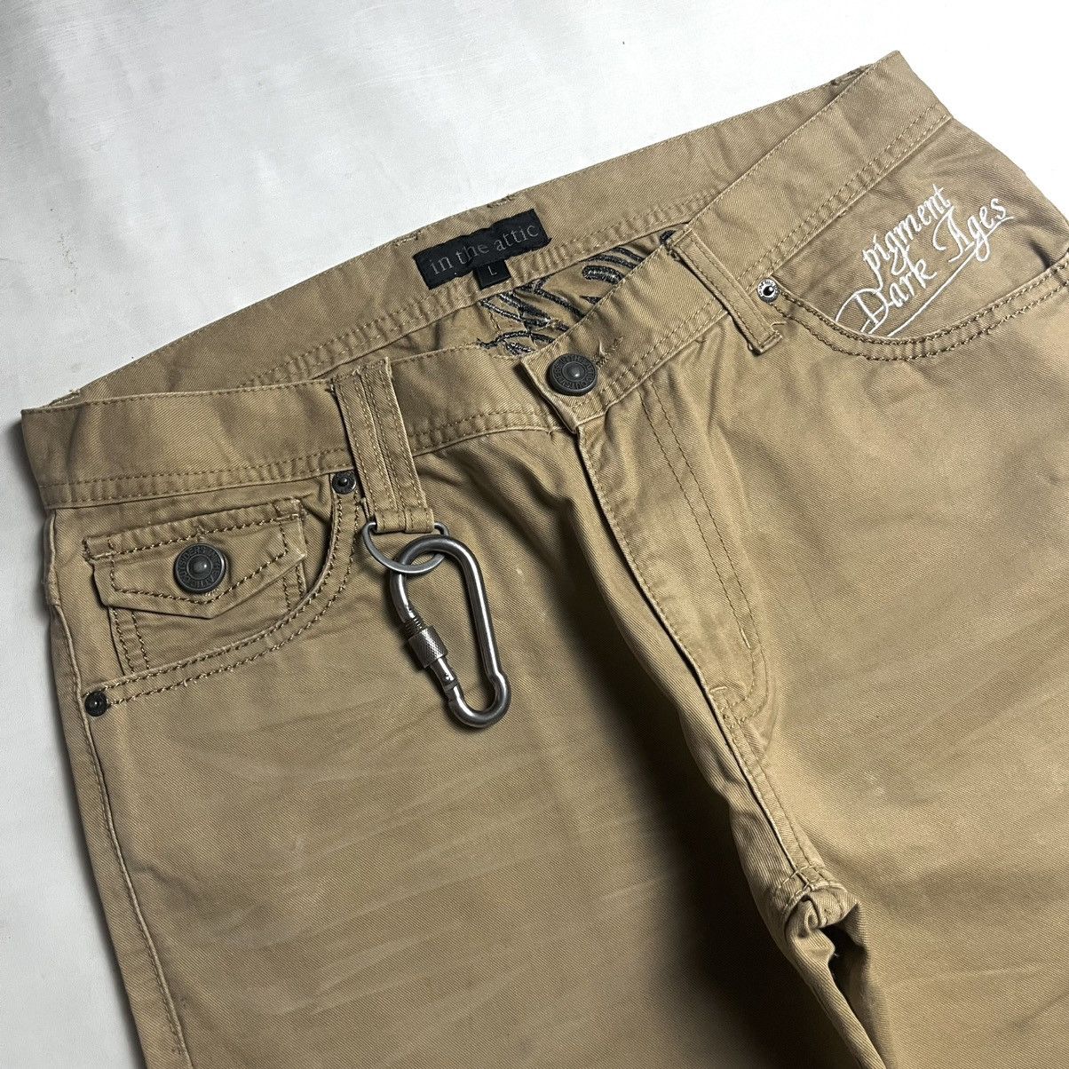 If Six Was Nine 🔥HOT🔥Early 00s In the attic Embroidery pant Size US 31 - 7 Thumbnail