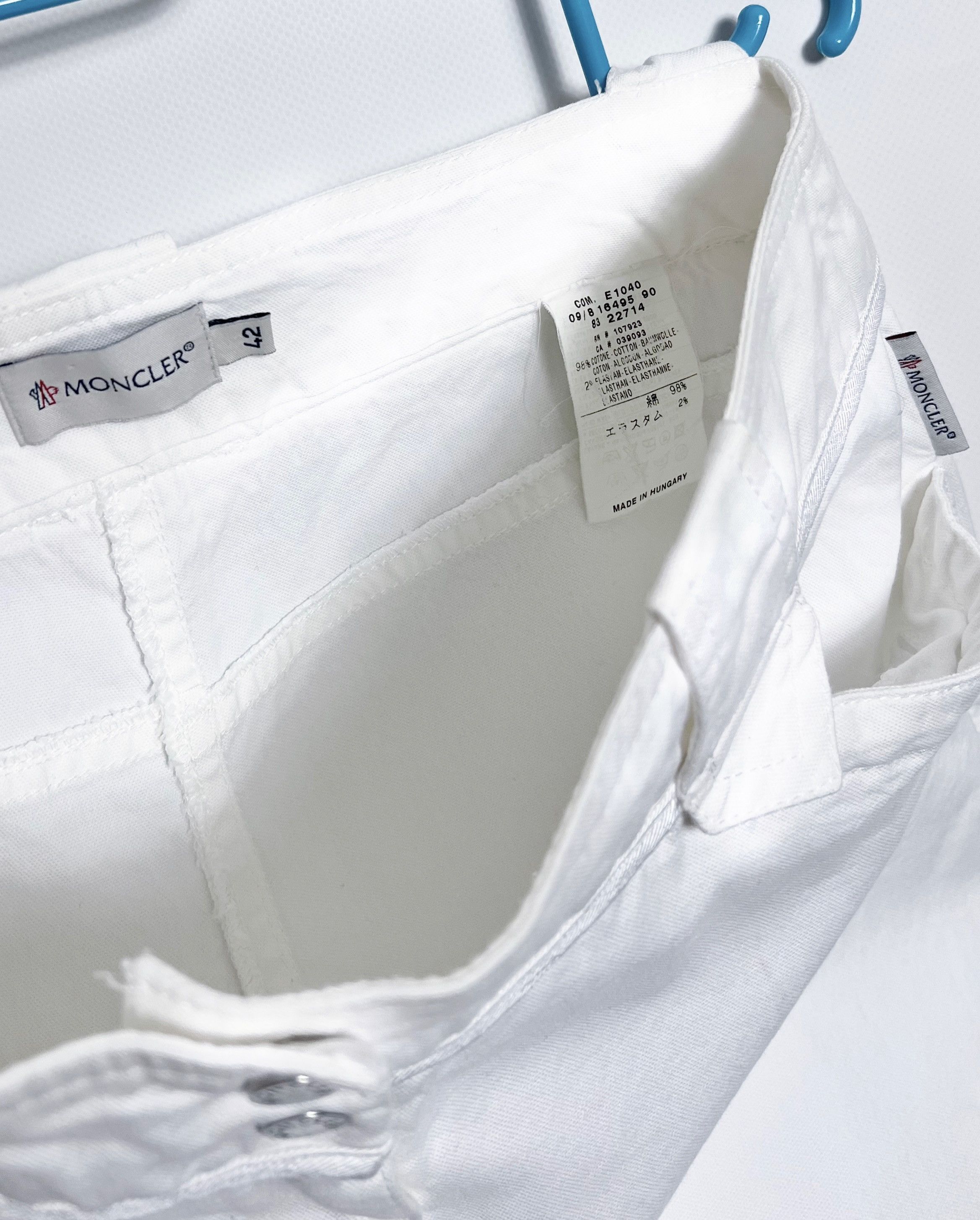 Moncler Y2K Moncler Cropped Pants Shorts Size 28" / US 6 / IT 42 - 10 Thumbnail